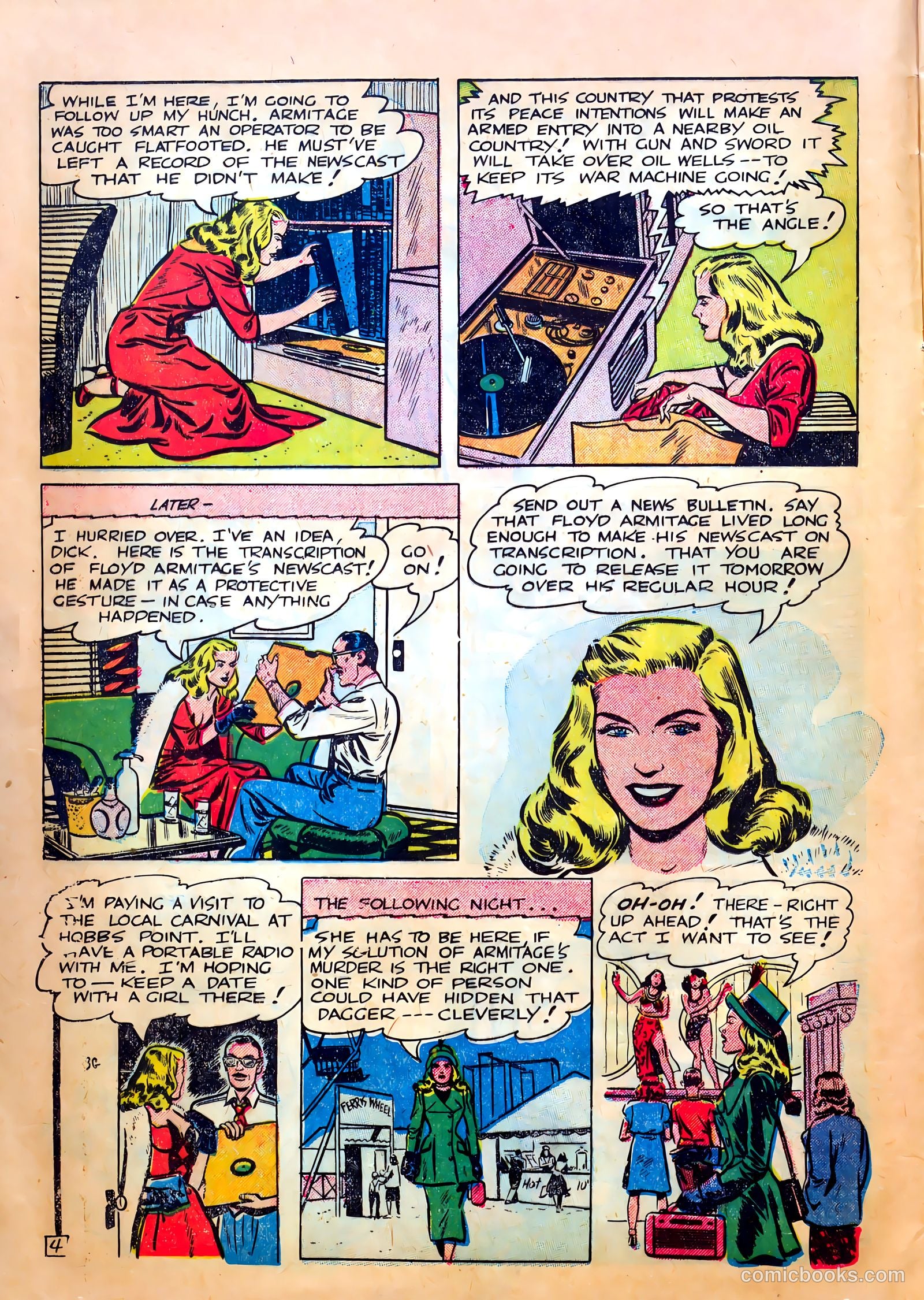 Undercover Girl #5 (1949) — page 12 of 36