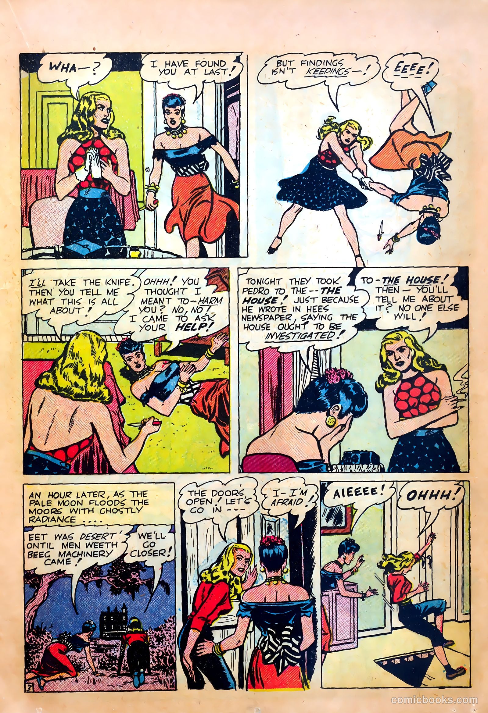 Undercover Girl #5 (1949) — page 17 of 36