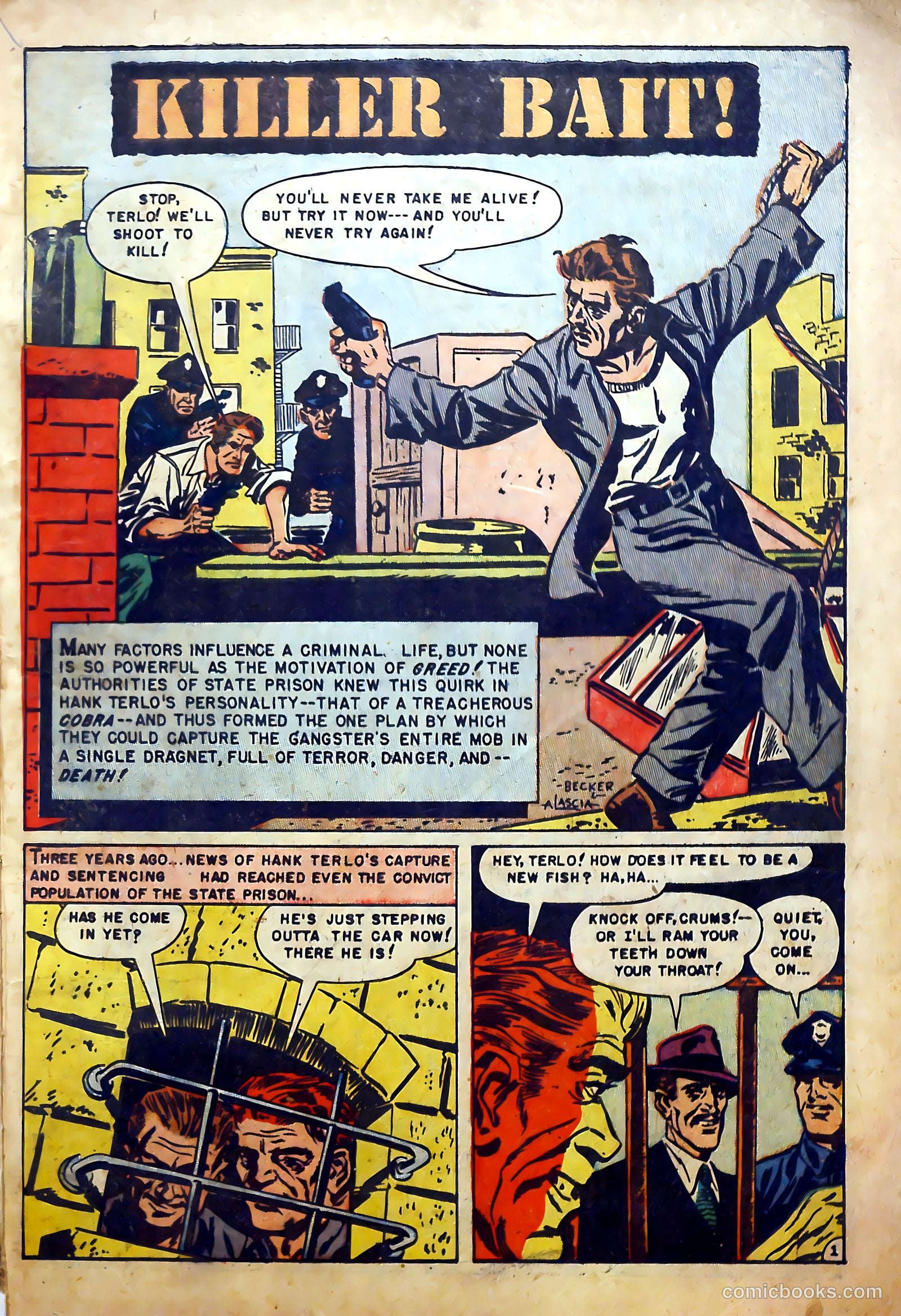 Sensational Police Cases #1 (1952) — page 3 of 100