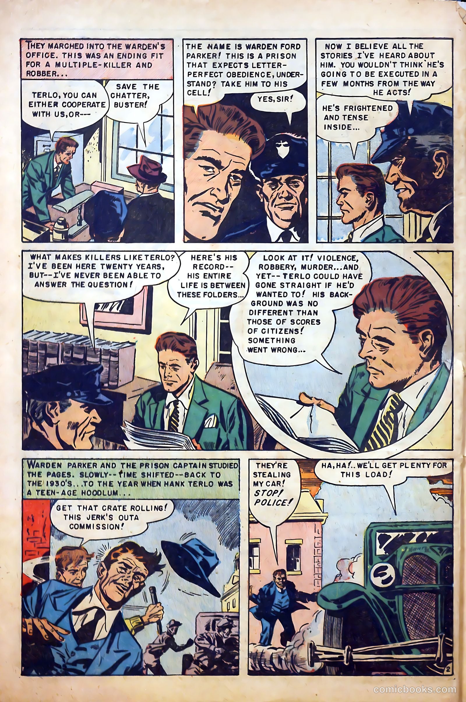 Sensational Police Cases #1 (1952) — page 4 of 100