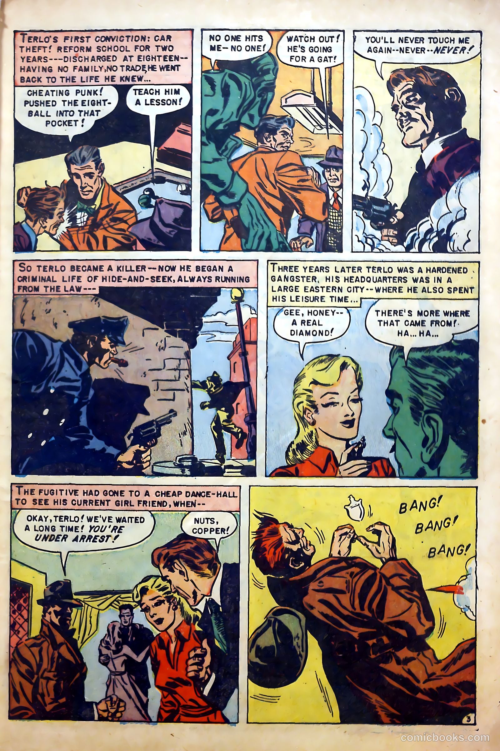 Sensational Police Cases #1 (1952) — page 5 of 100