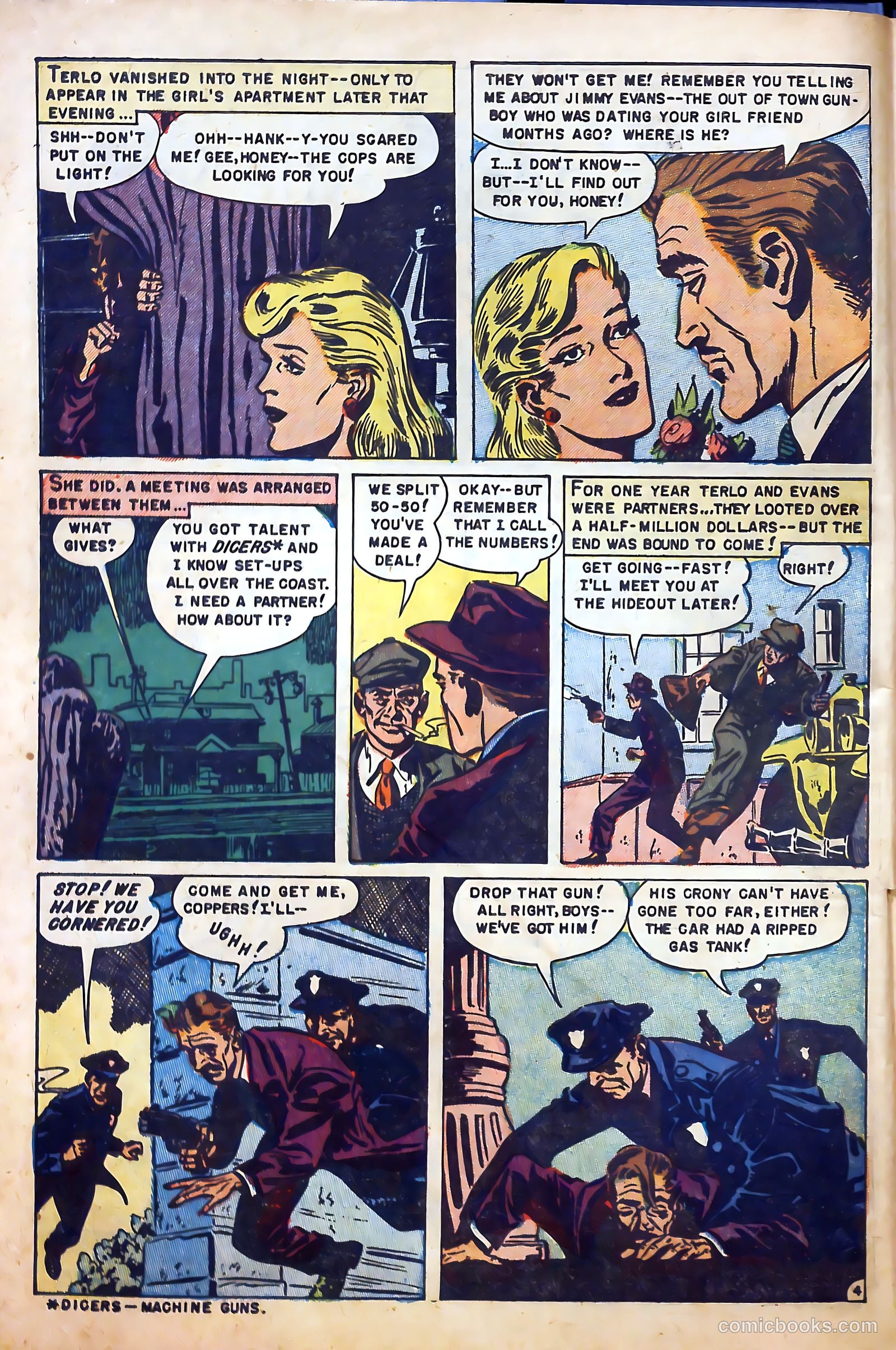 Sensational Police Cases #1 (1952) — page 6 of 100