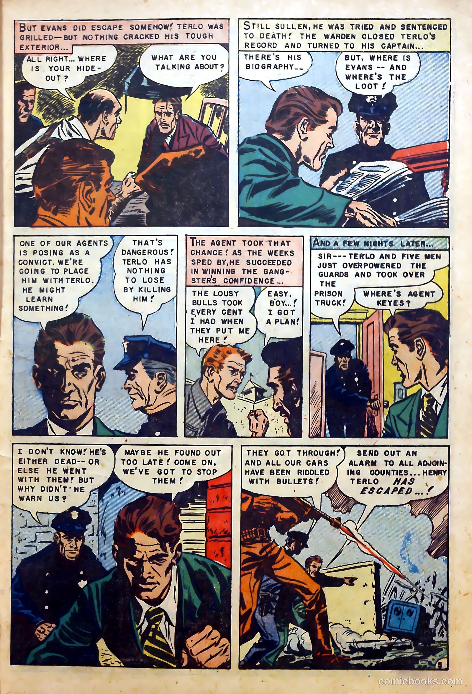 Sensational Police Cases #1 (1952) — page 7 of 100