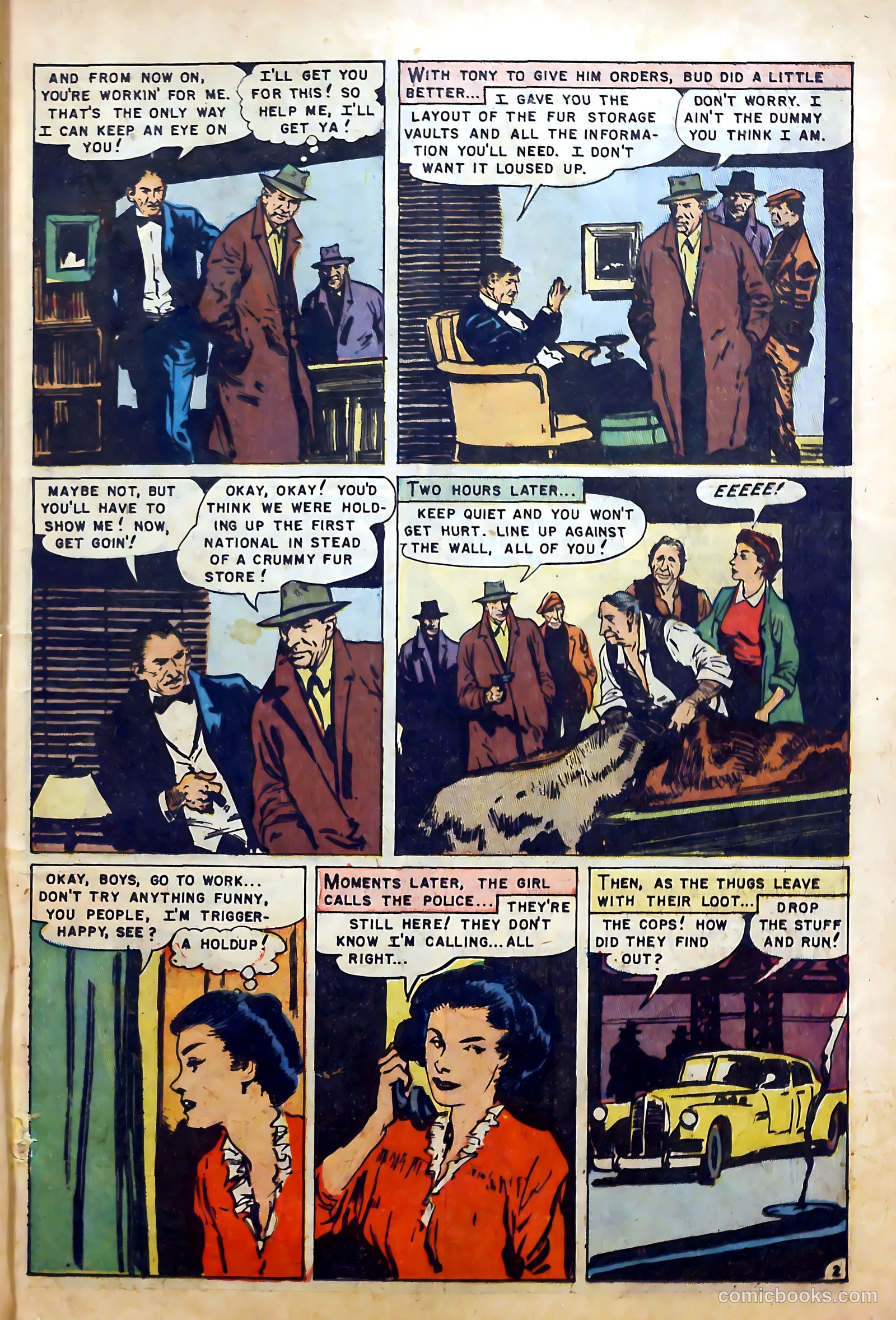 Sensational Police Cases #1 (1952) — page 13 of 100