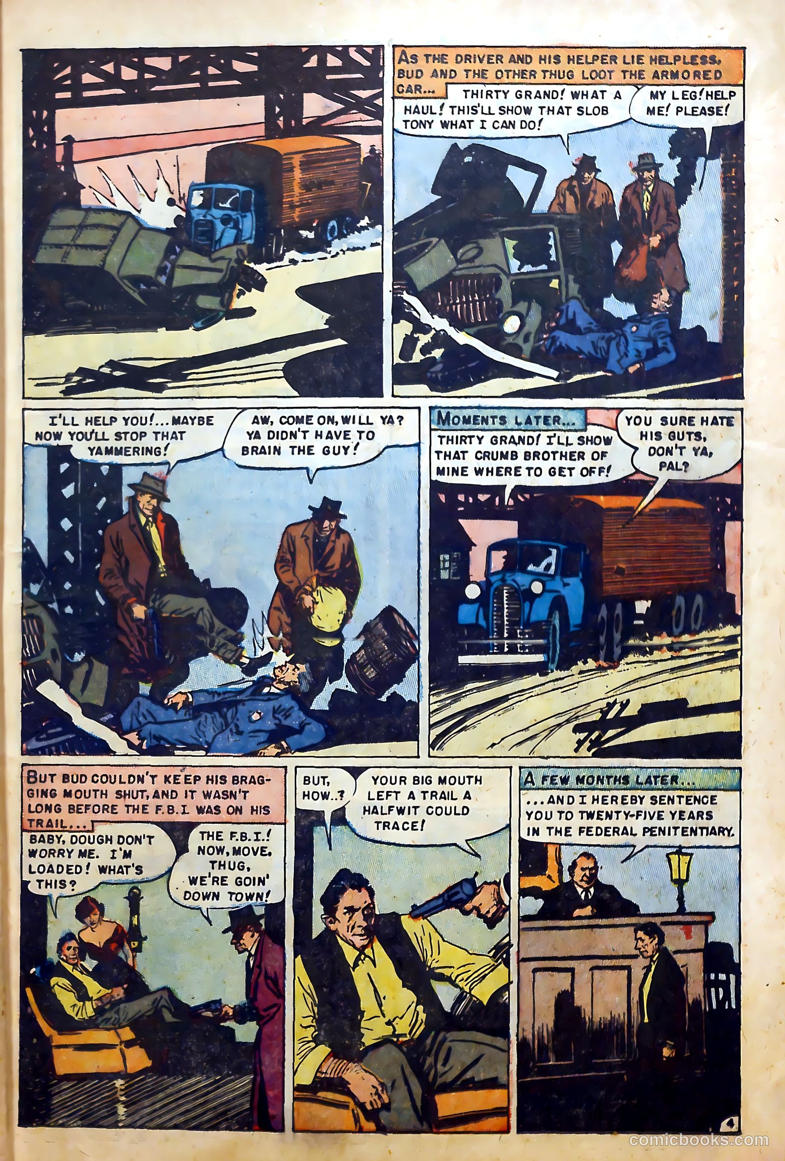 Sensational Police Cases #1 (1952) — page 15 of 100