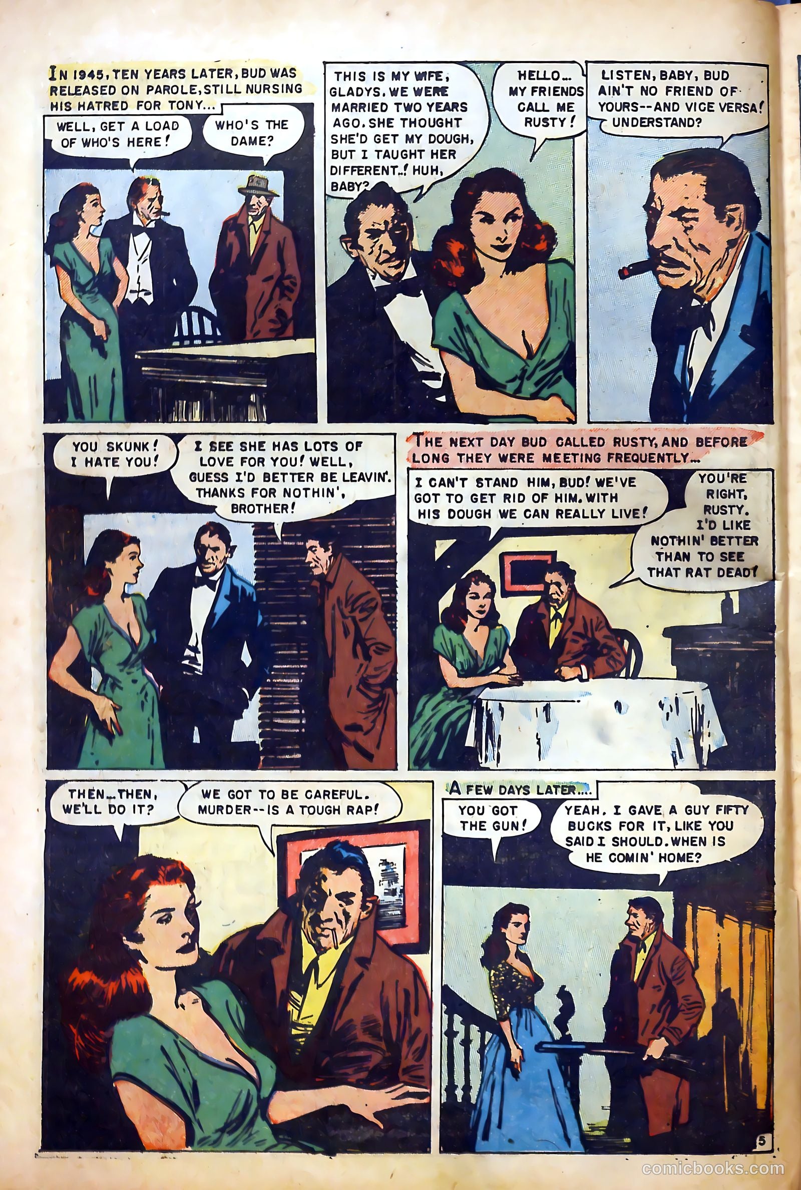 Sensational Police Cases #1 (1952) — page 16 of 100