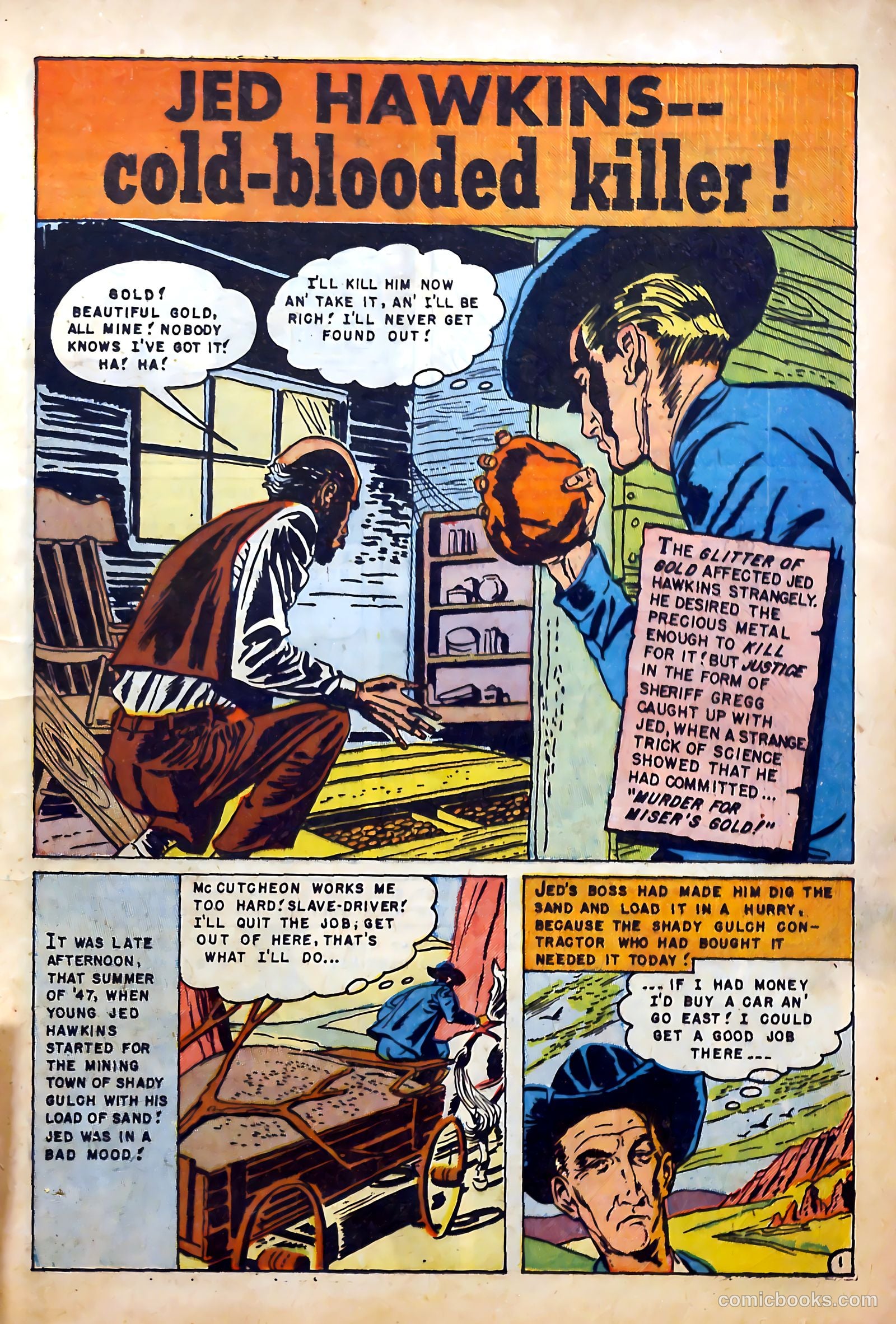 Sensational Police Cases #1 (1952) — page 21 of 100