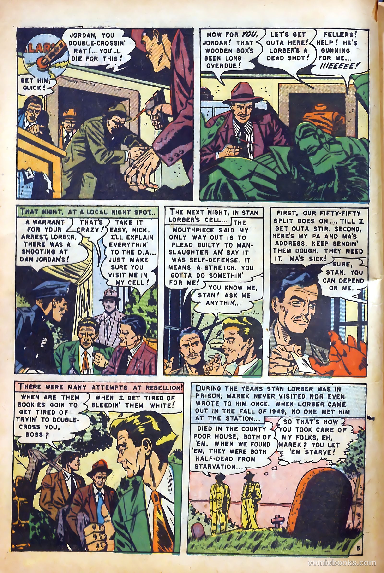 Sensational Police Cases #1 (1952) — page 32 of 100
