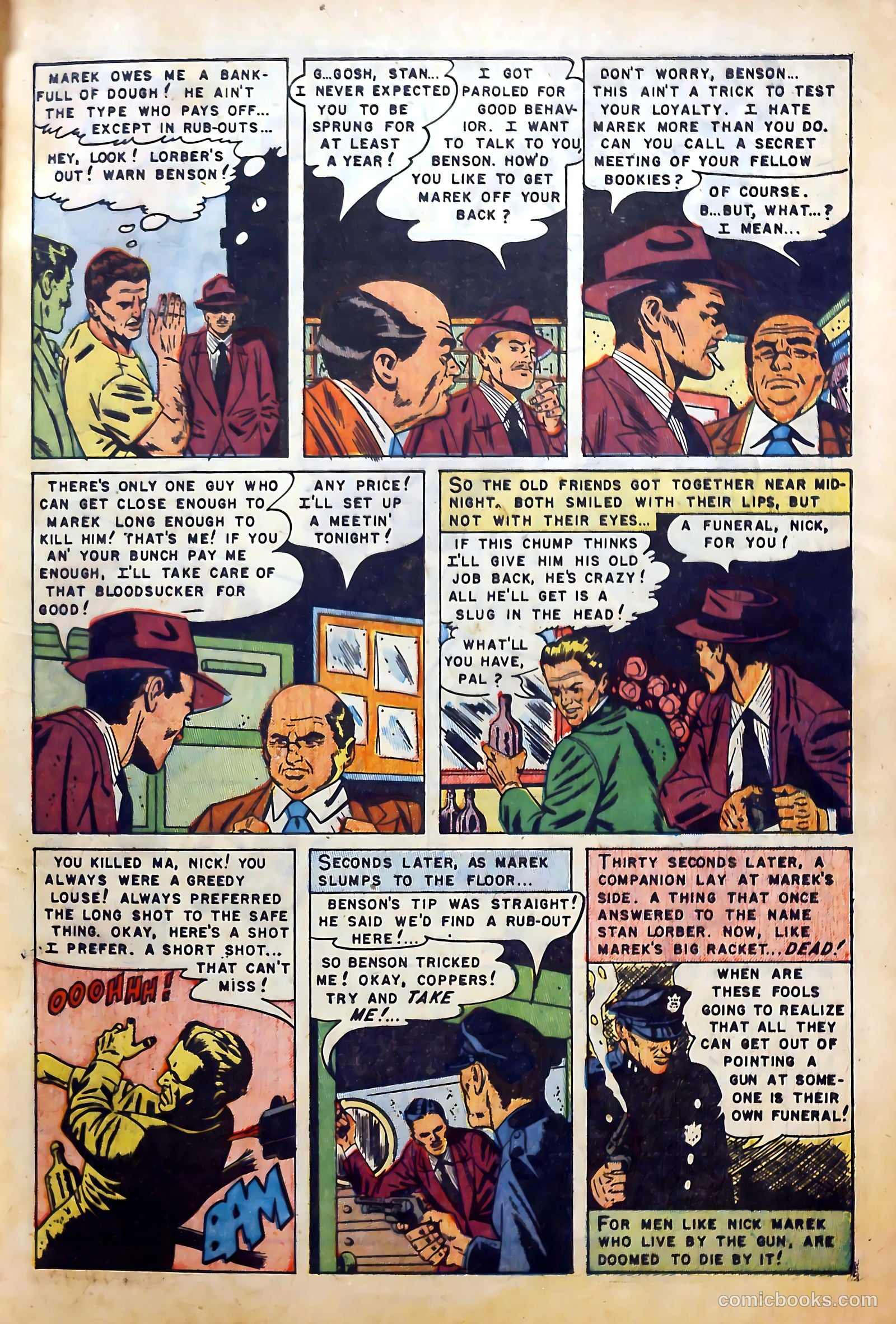 Sensational Police Cases #1 (1952) — page 33 of 100