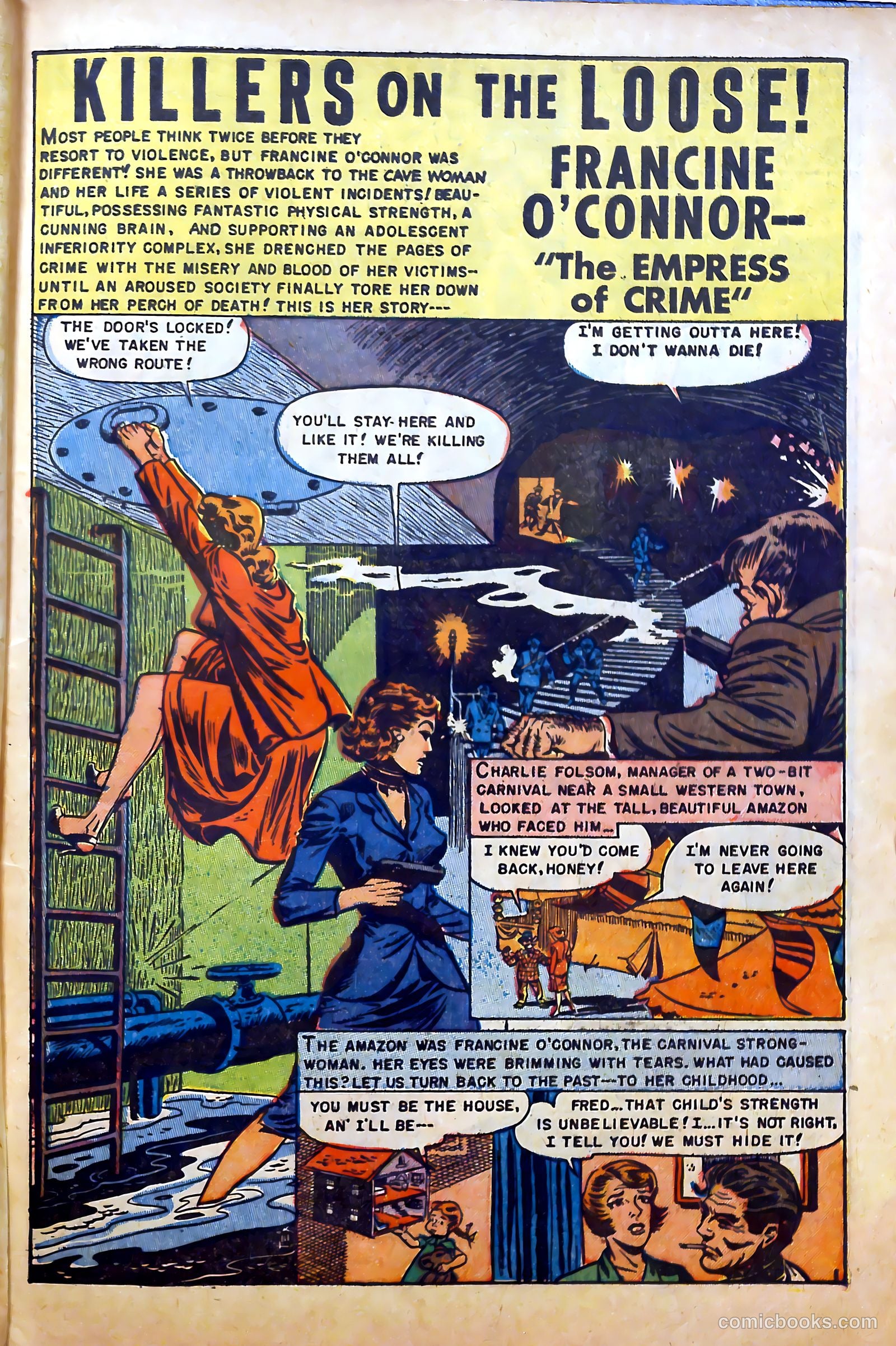 Sensational Police Cases #1 (1952) — page 35 of 100