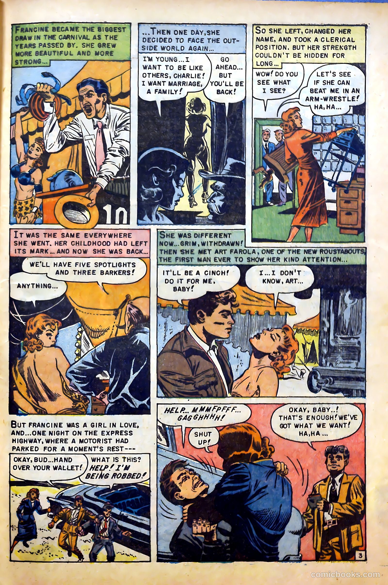Sensational Police Cases #1 (1952) — page 37 of 100