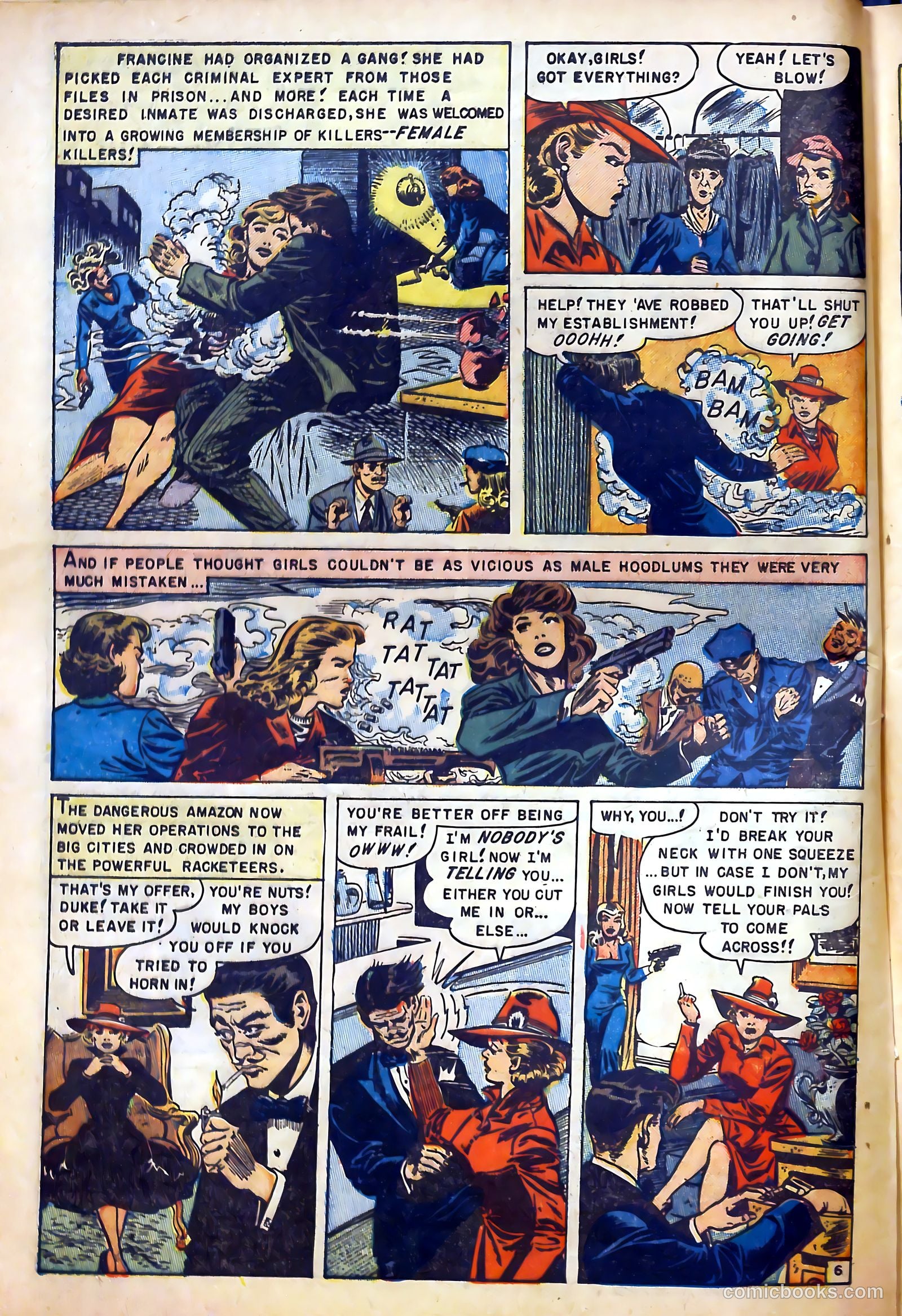 Sensational Police Cases #1 (1952) — page 40 of 100