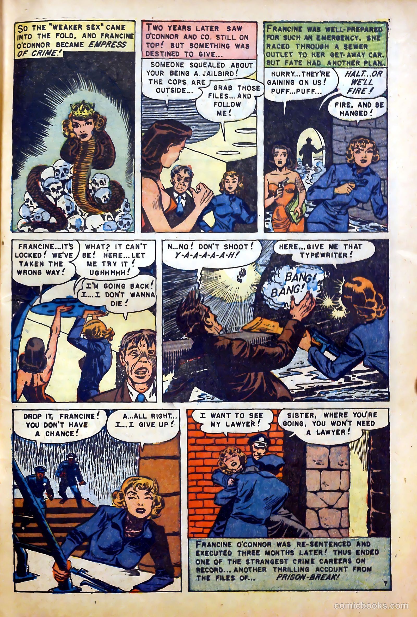 Sensational Police Cases #1 (1952) — page 41 of 100