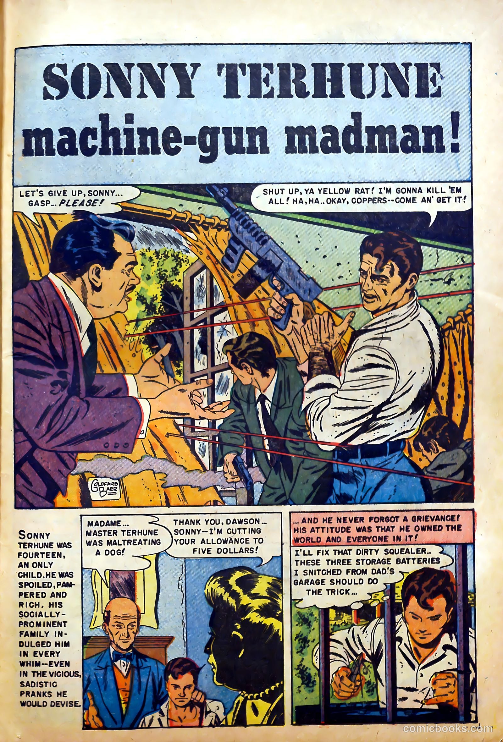 Sensational Police Cases #1 (1952) — page 43 of 100