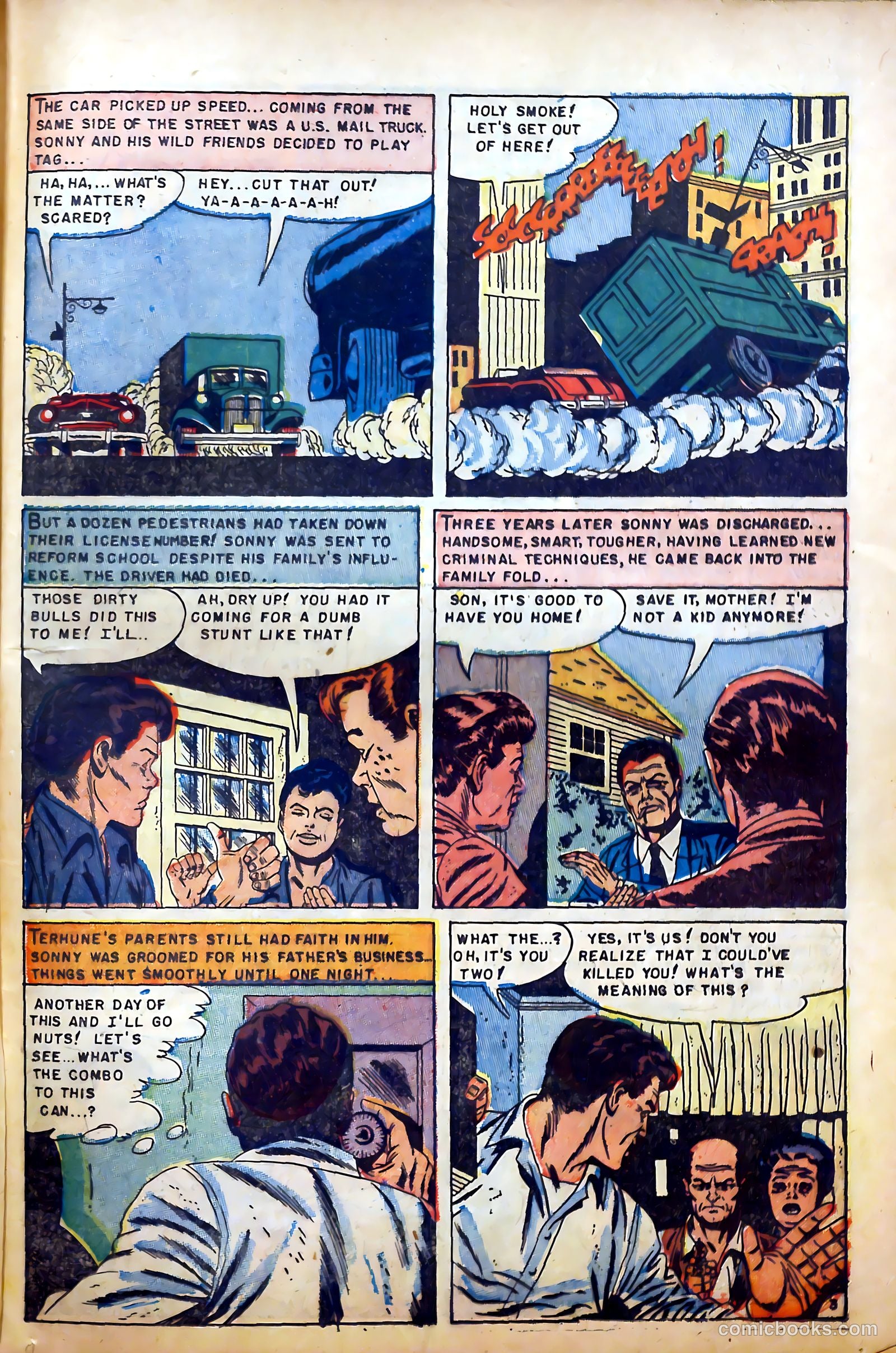 Sensational Police Cases #1 (1952) — page 45 of 100