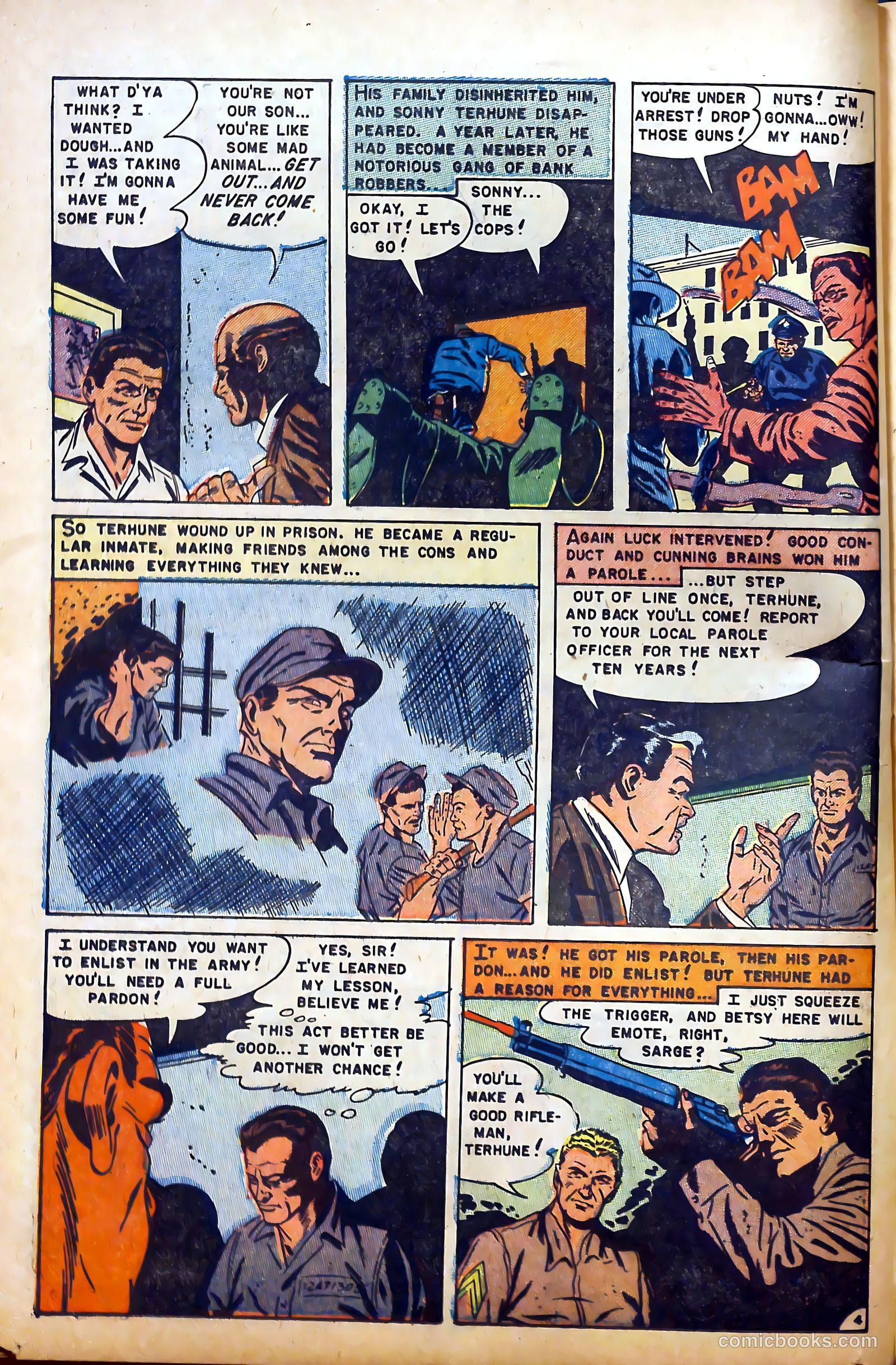 Sensational Police Cases #1 (1952) — page 46 of 100
