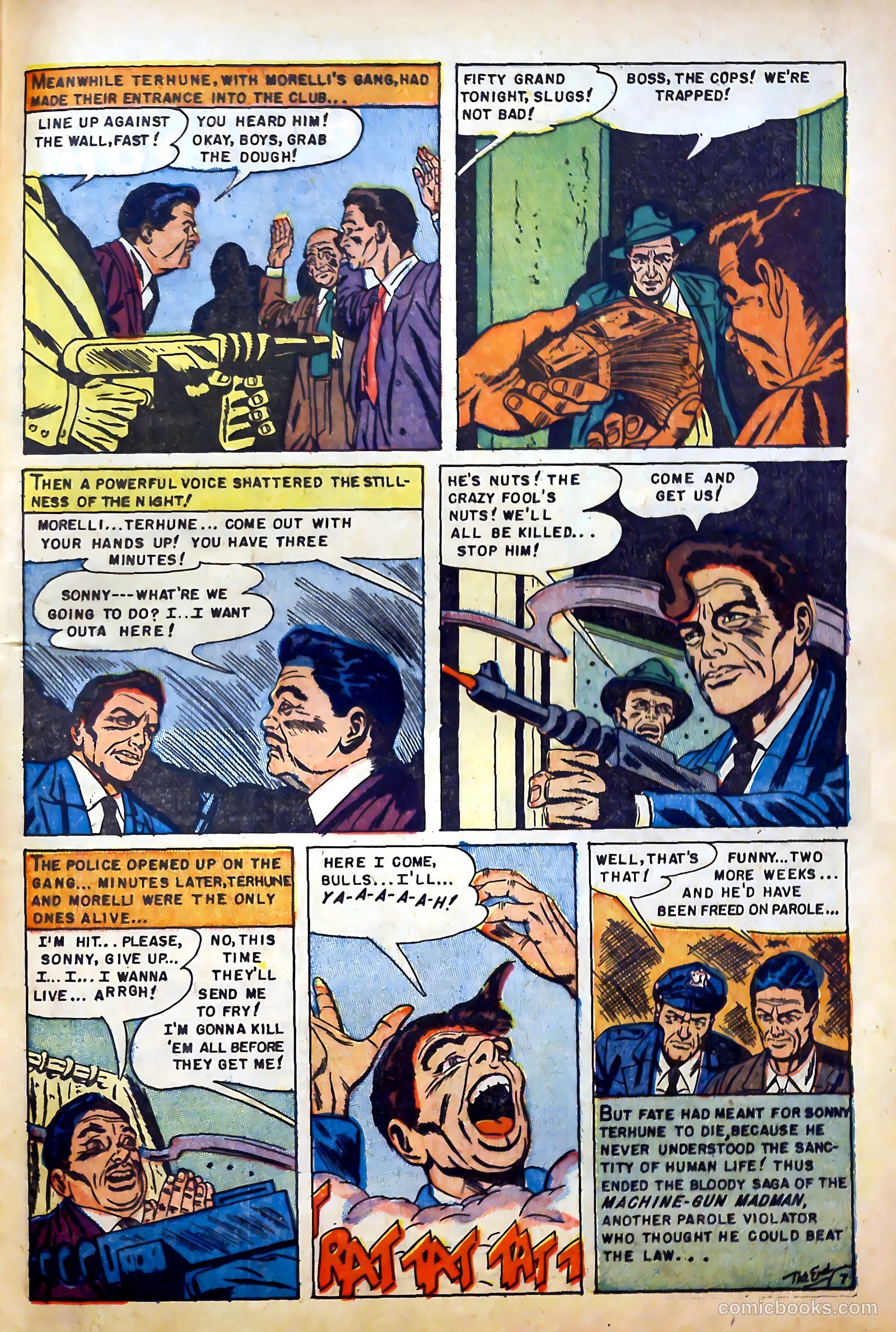 Sensational Police Cases #1 (1952) — page 49 of 100