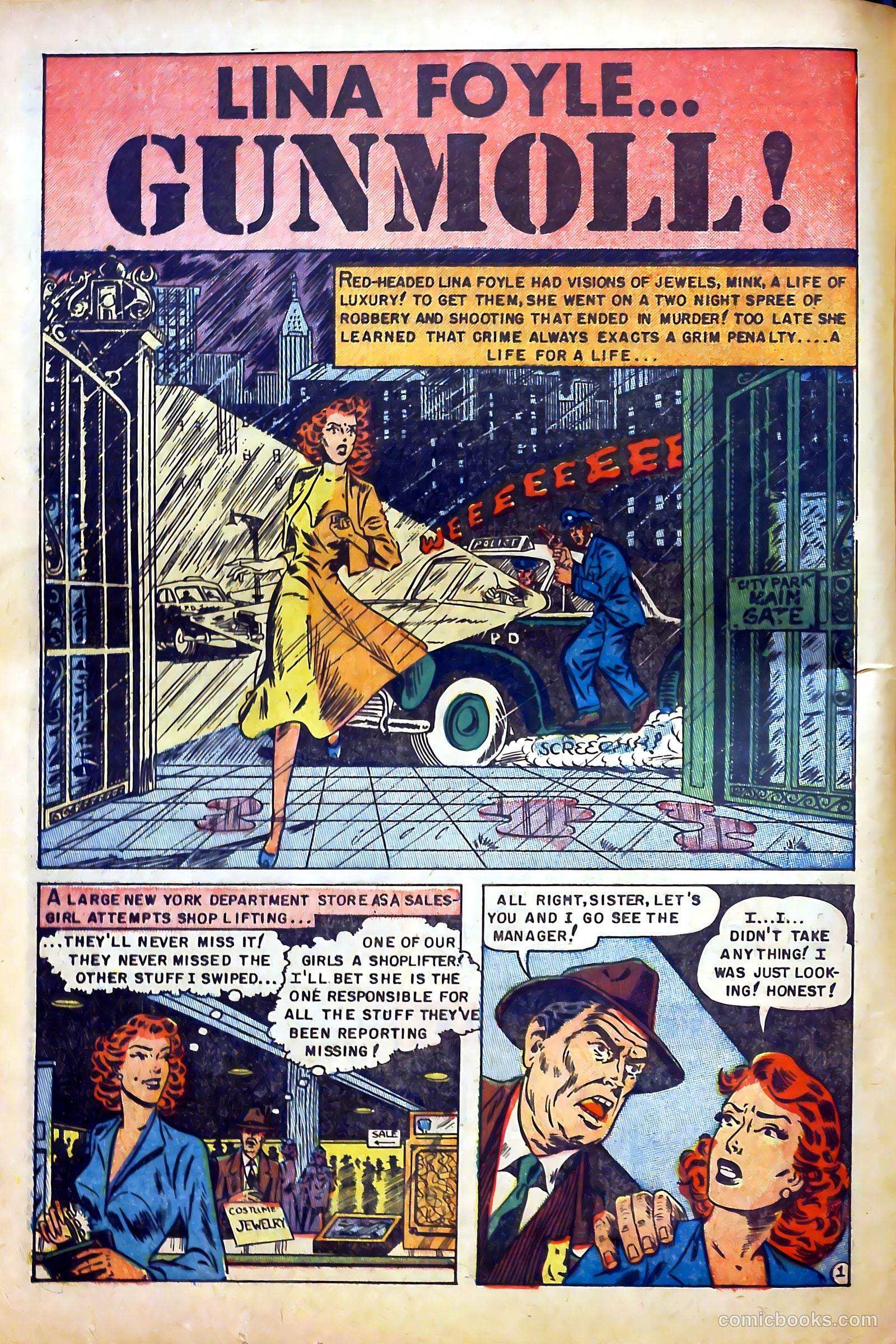 Sensational Police Cases #1 (1952) — page 52 of 100