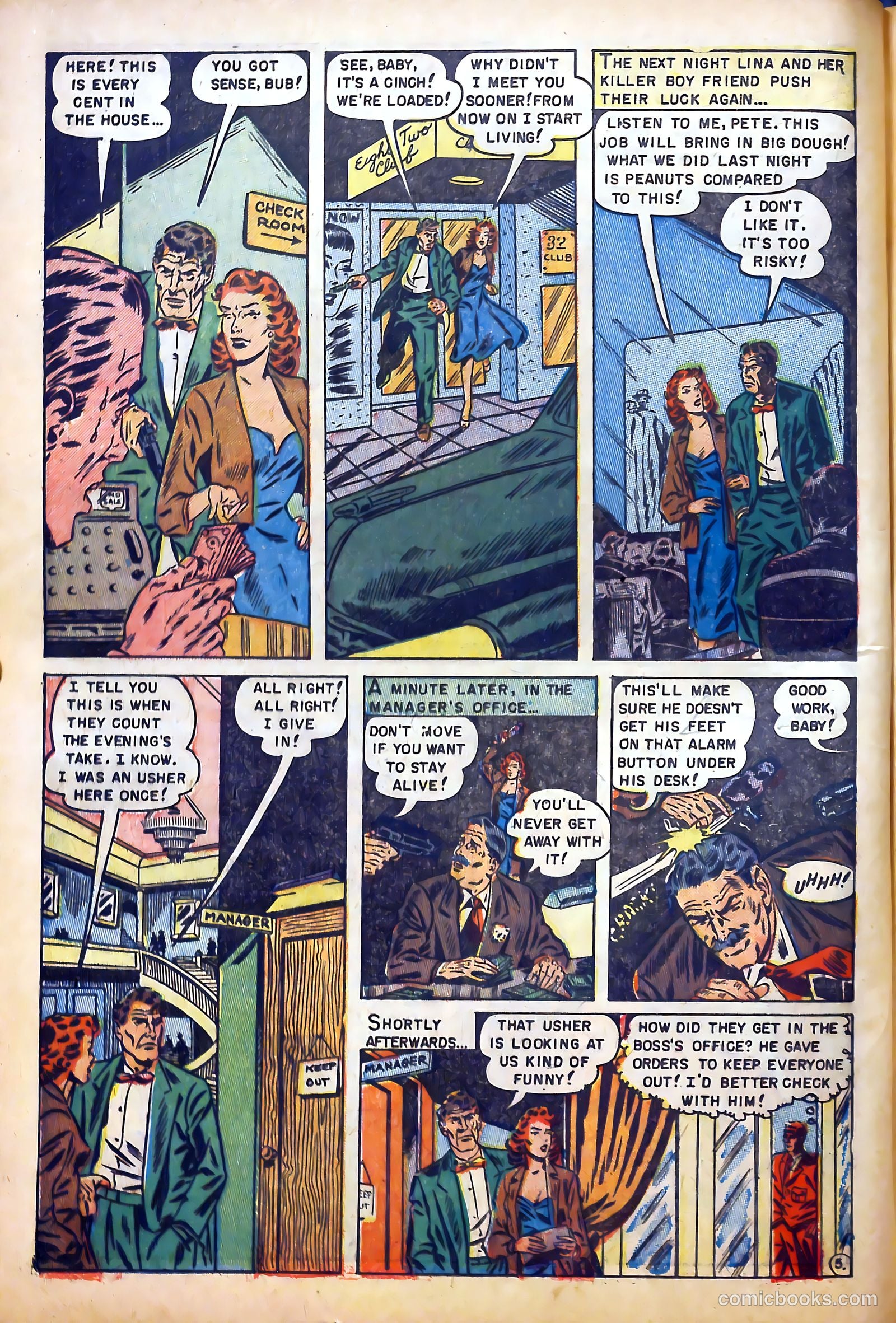 Sensational Police Cases #1 (1952) — page 56 of 100