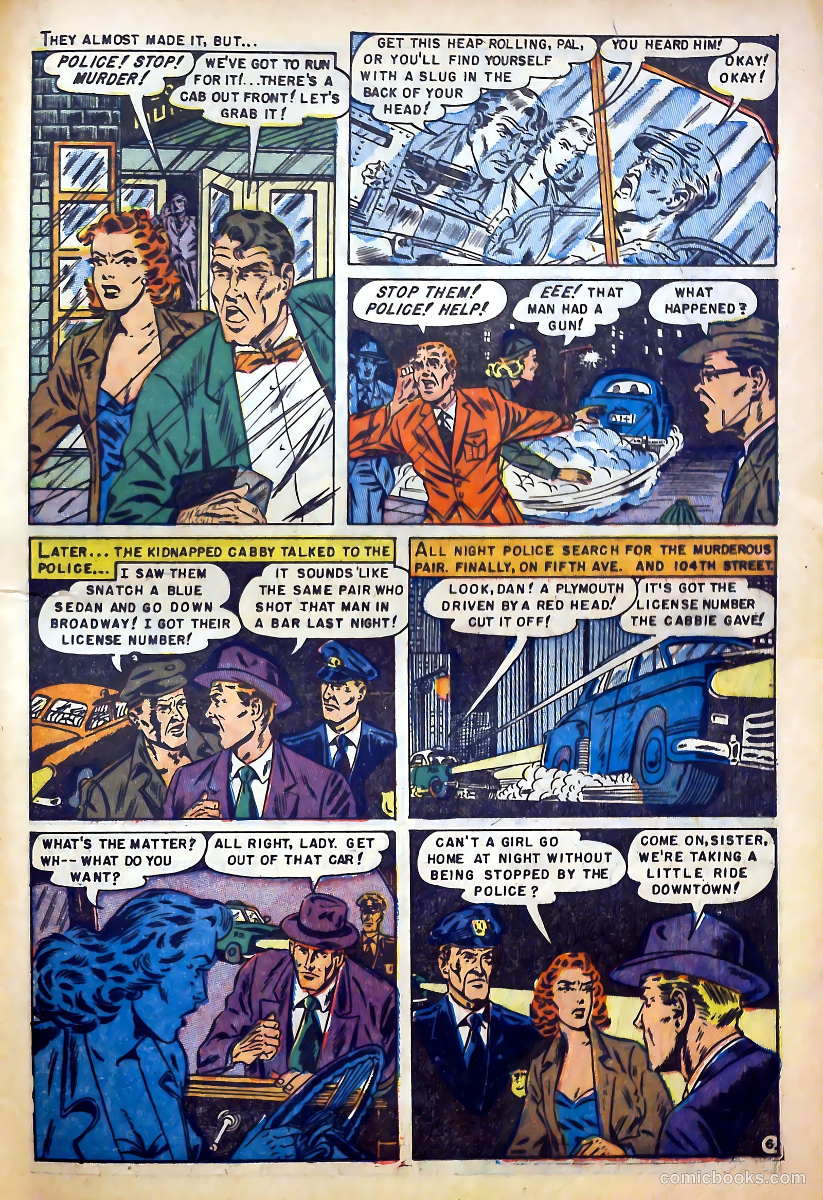 Sensational Police Cases #1 (1952) — page 57 of 100