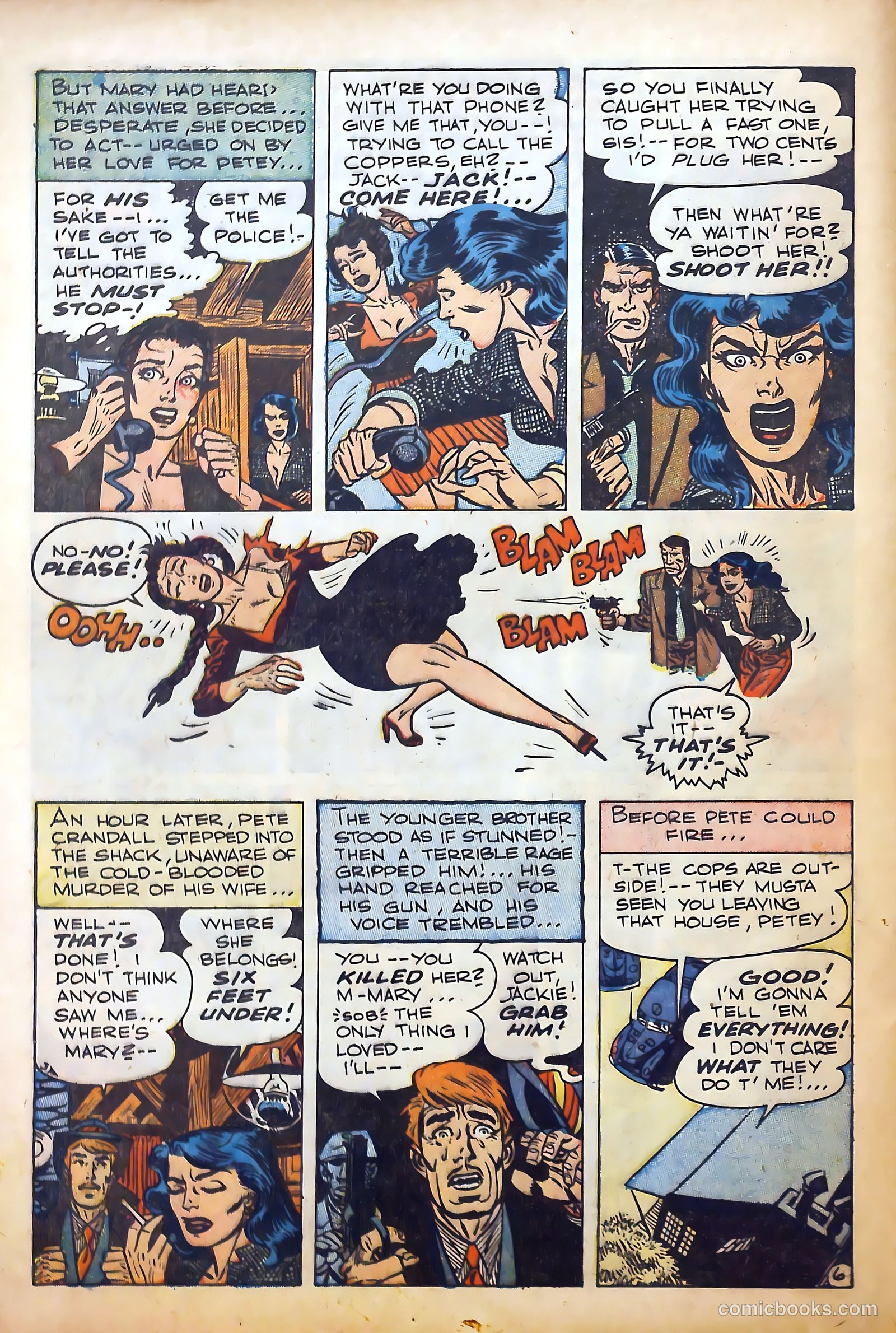 Sensational Police Cases #1 (1952) — page 72 of 100