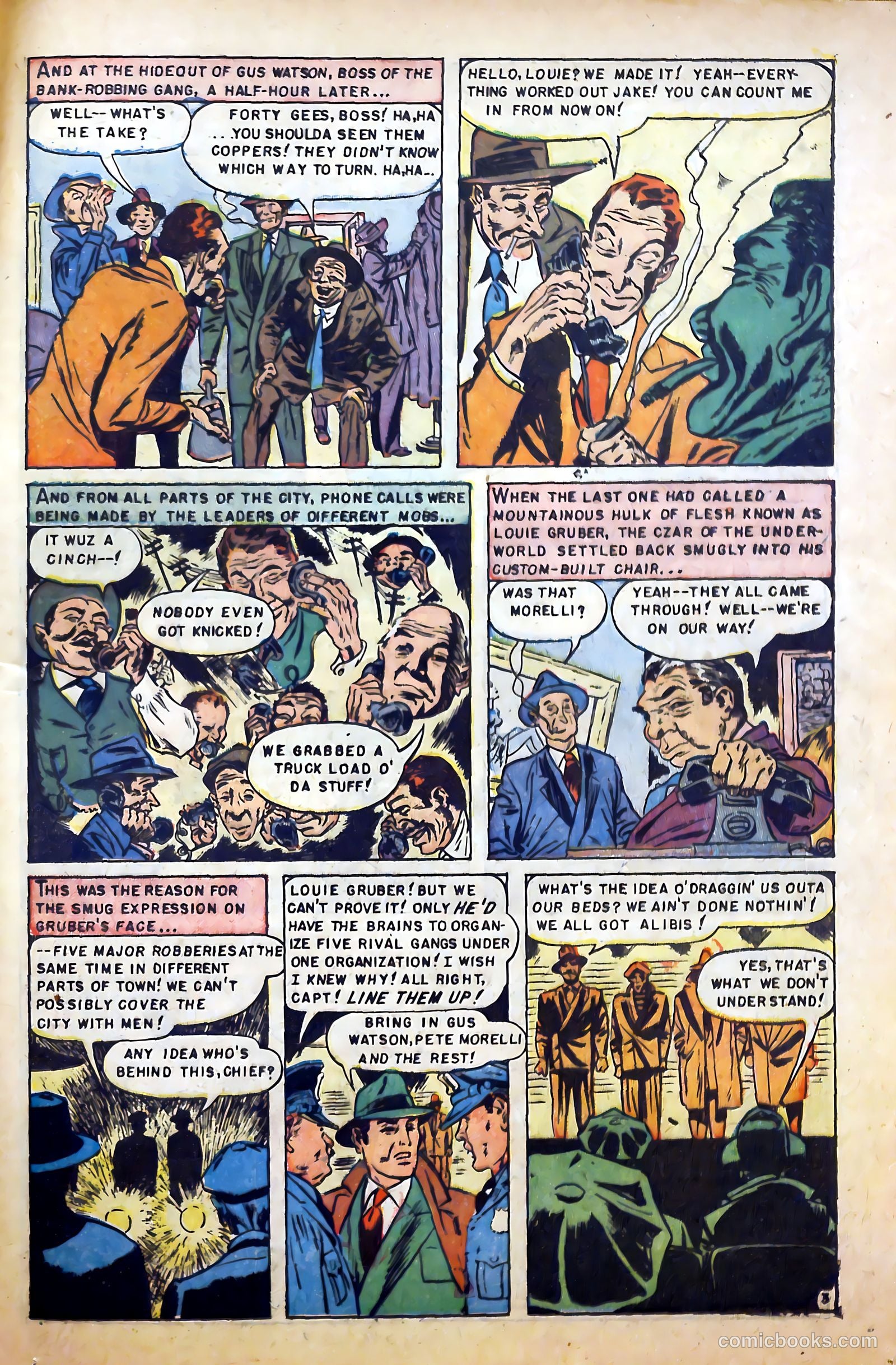 Sensational Police Cases #1 (1952) — page 77 of 100