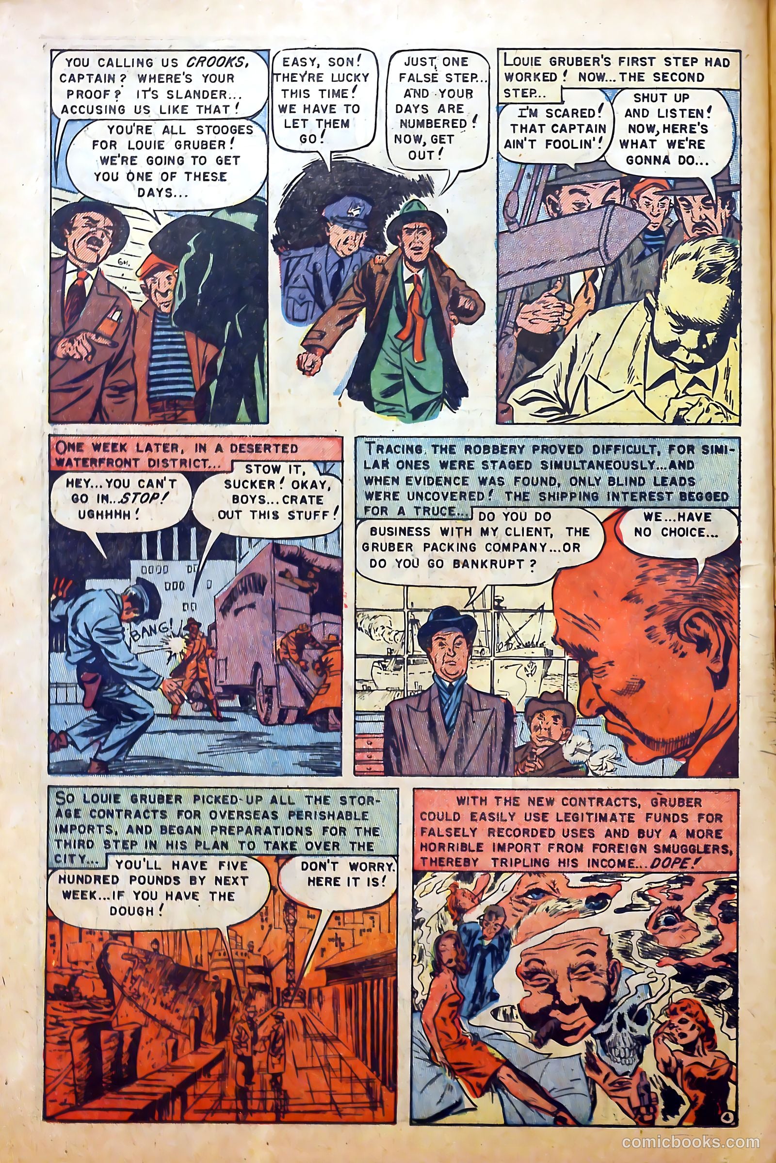 Sensational Police Cases #1 (1952) — page 78 of 100