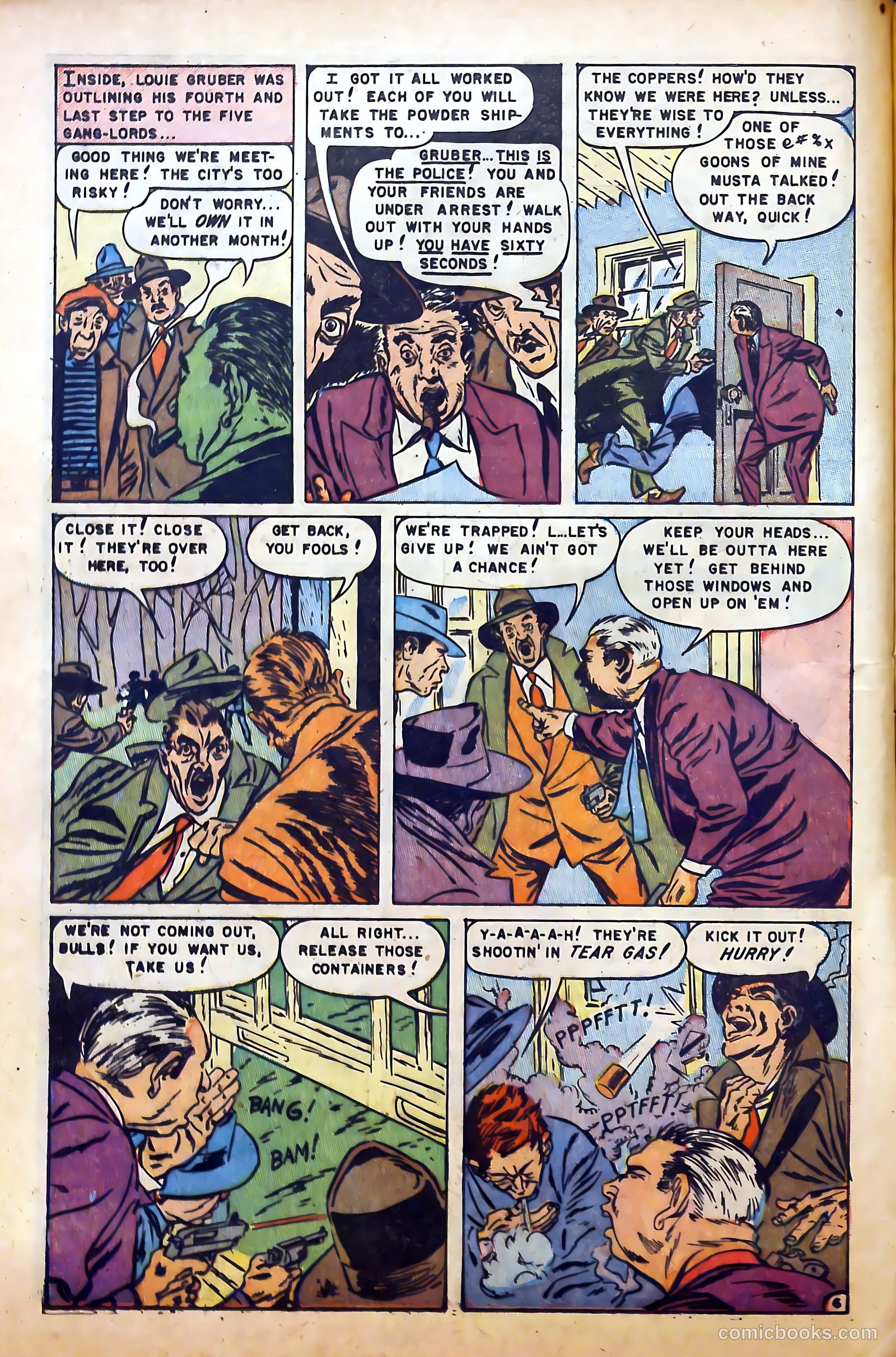 Sensational Police Cases #1 (1952) — page 80 of 100