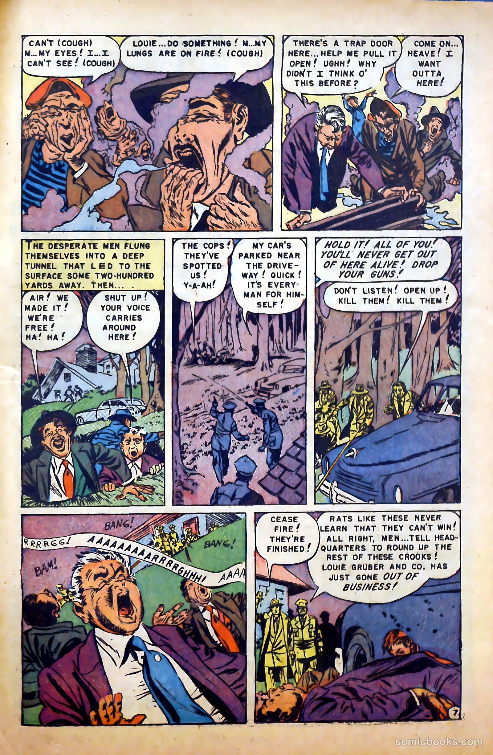 Sensational Police Cases #1 (1952) — page 81 of 100