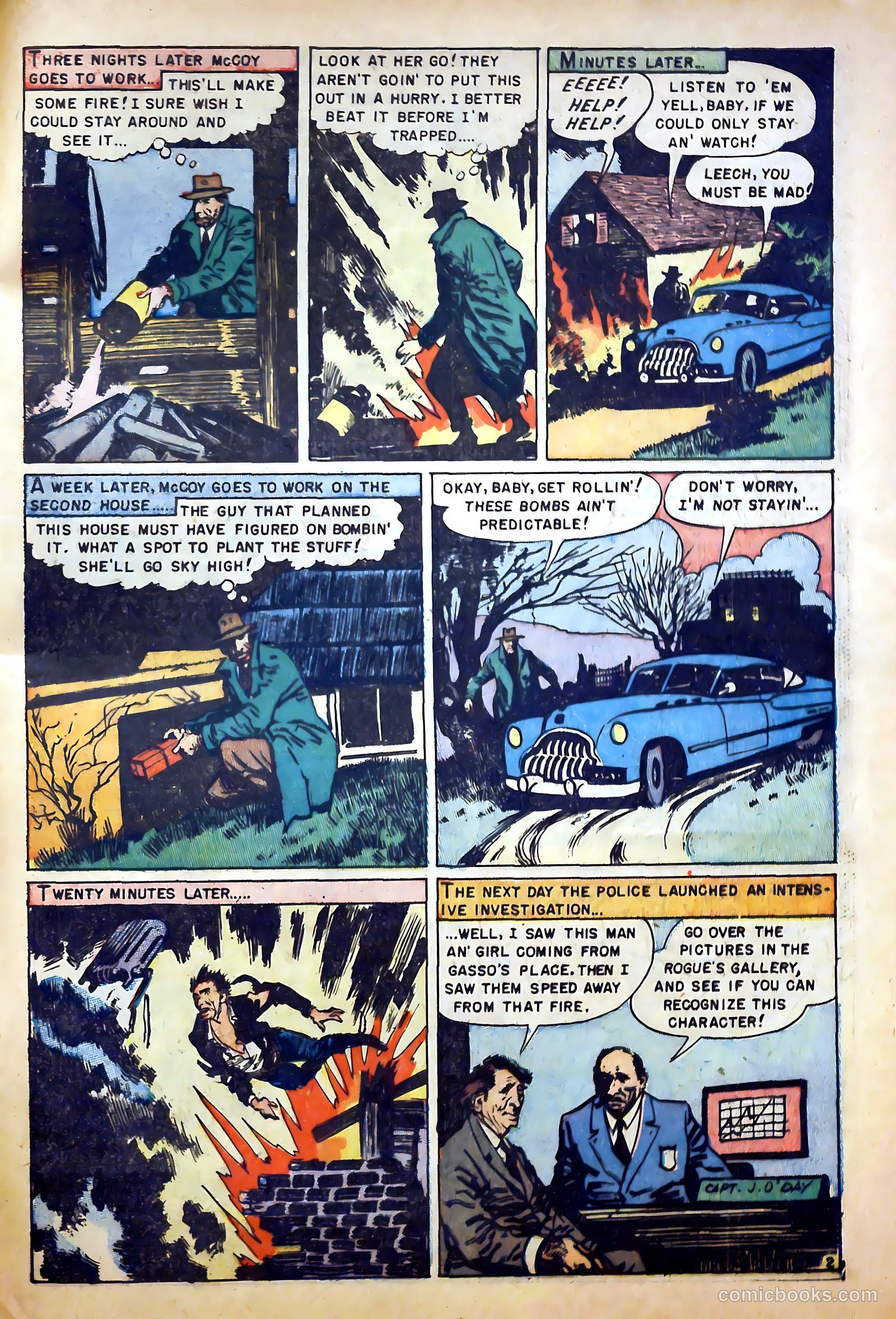 Sensational Police Cases #1 (1952) — page 93 of 100