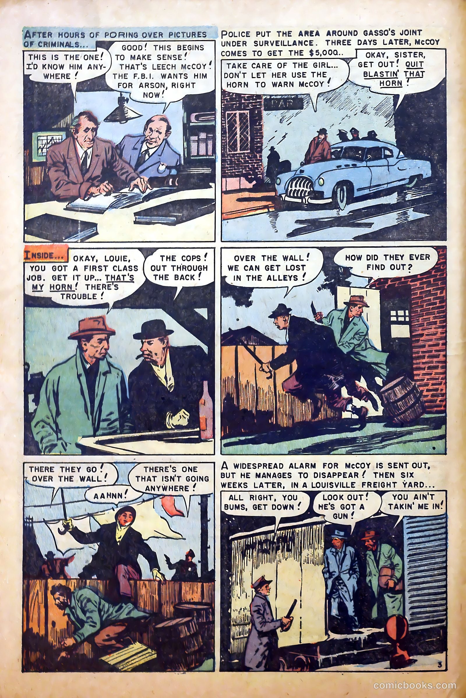 Sensational Police Cases #1 (1952) — page 94 of 100