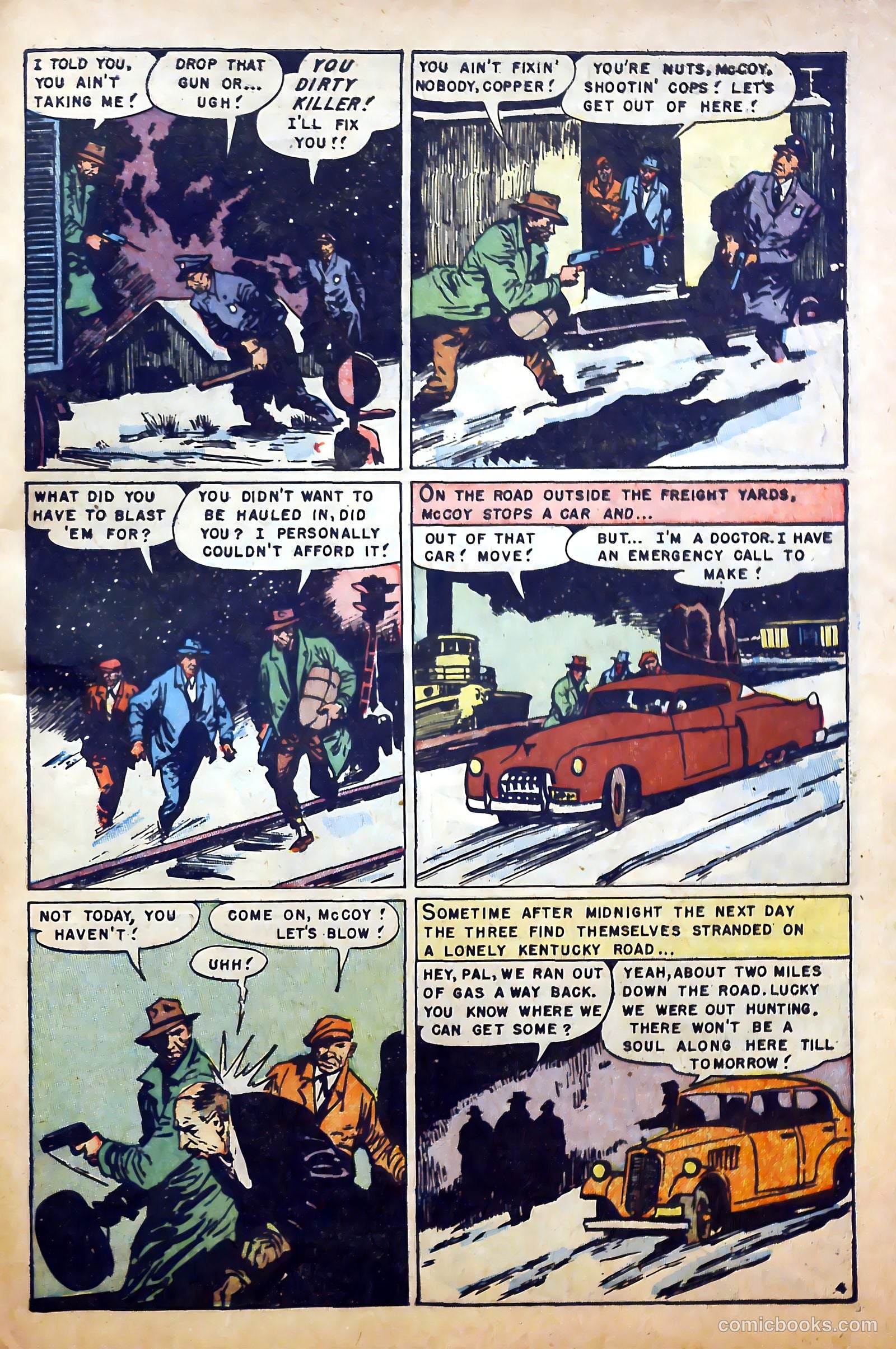 Sensational Police Cases #1 (1952) — page 95 of 100