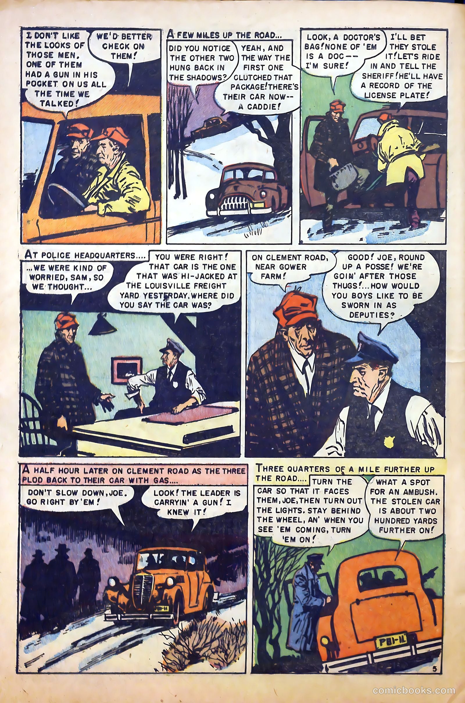 Sensational Police Cases #1 (1952) — page 96 of 100
