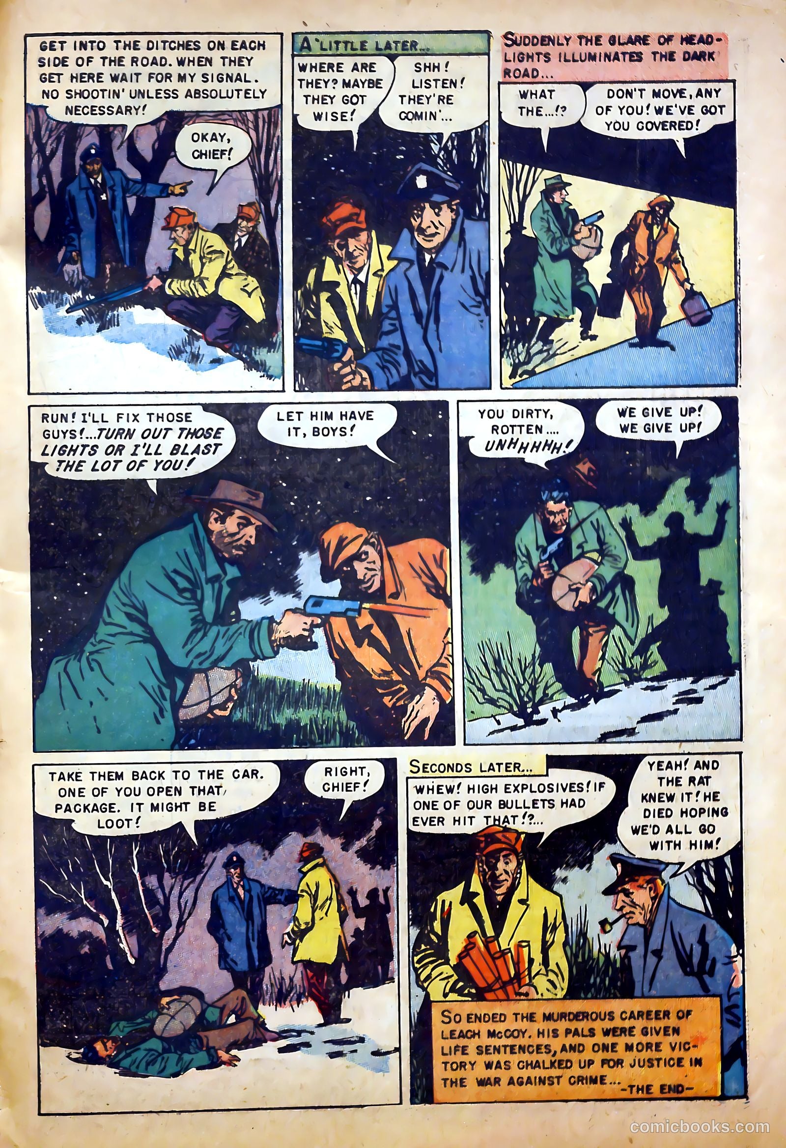 Sensational Police Cases #1 (1952) — page 97 of 100