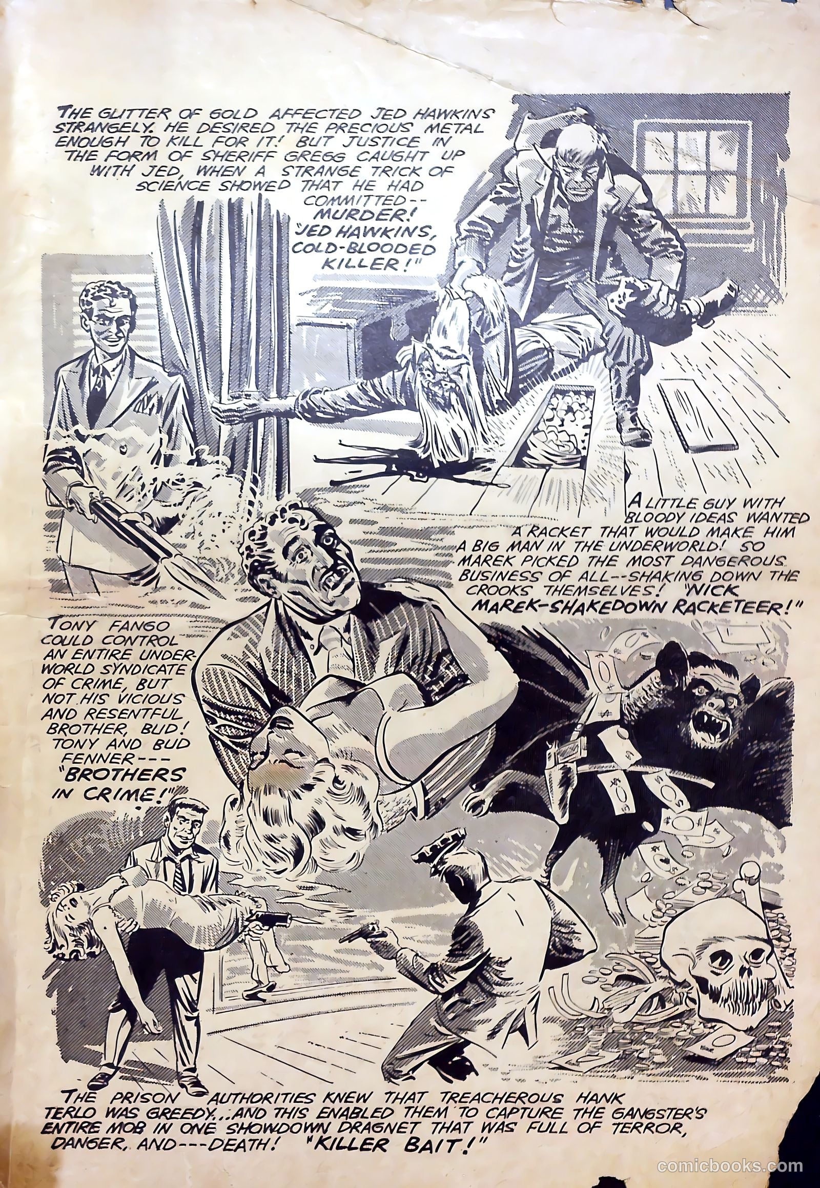 Sensational Police Cases #1 (1952) — page 99 of 100
