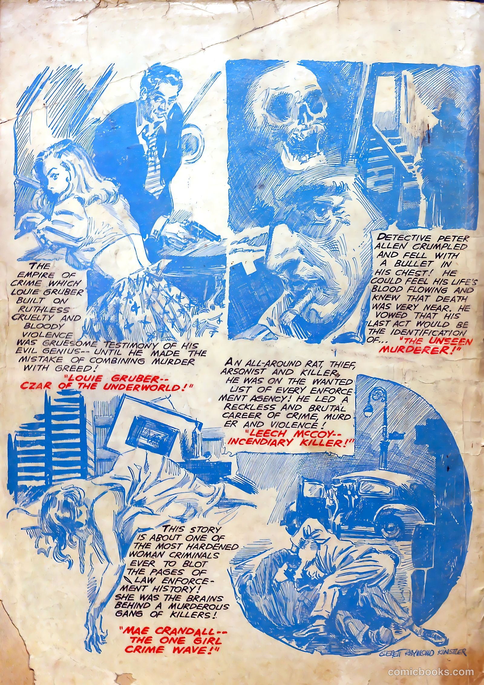 Sensational Police Cases #1 (1952) — page 100 of 100