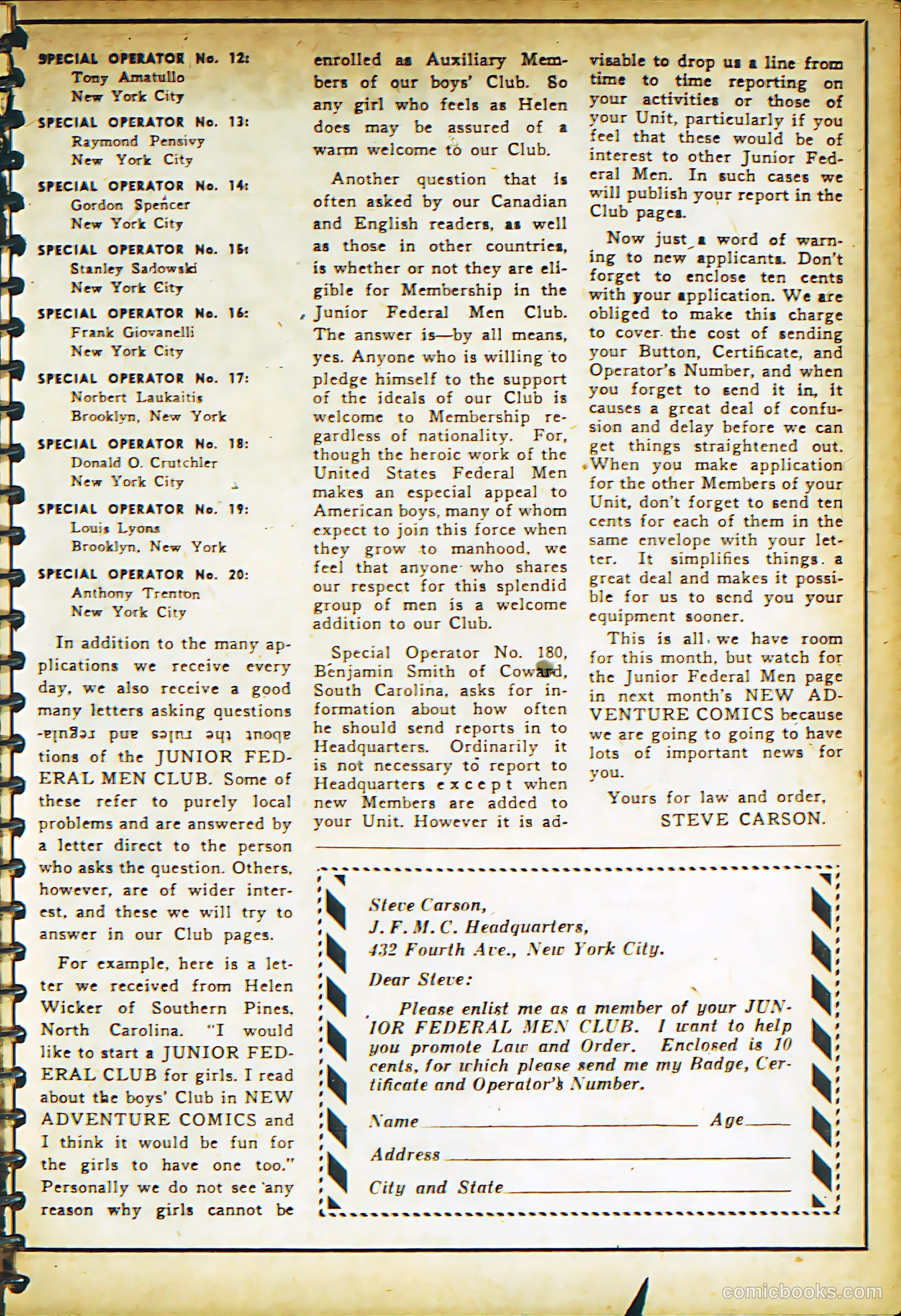 New Adventure Comics #18 (1950) — page 22 of 70