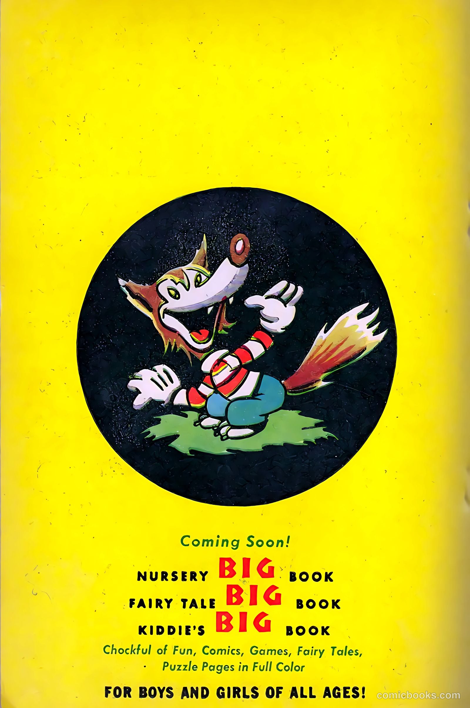 Children's Big Book #1 (1945) — page 66 of 66