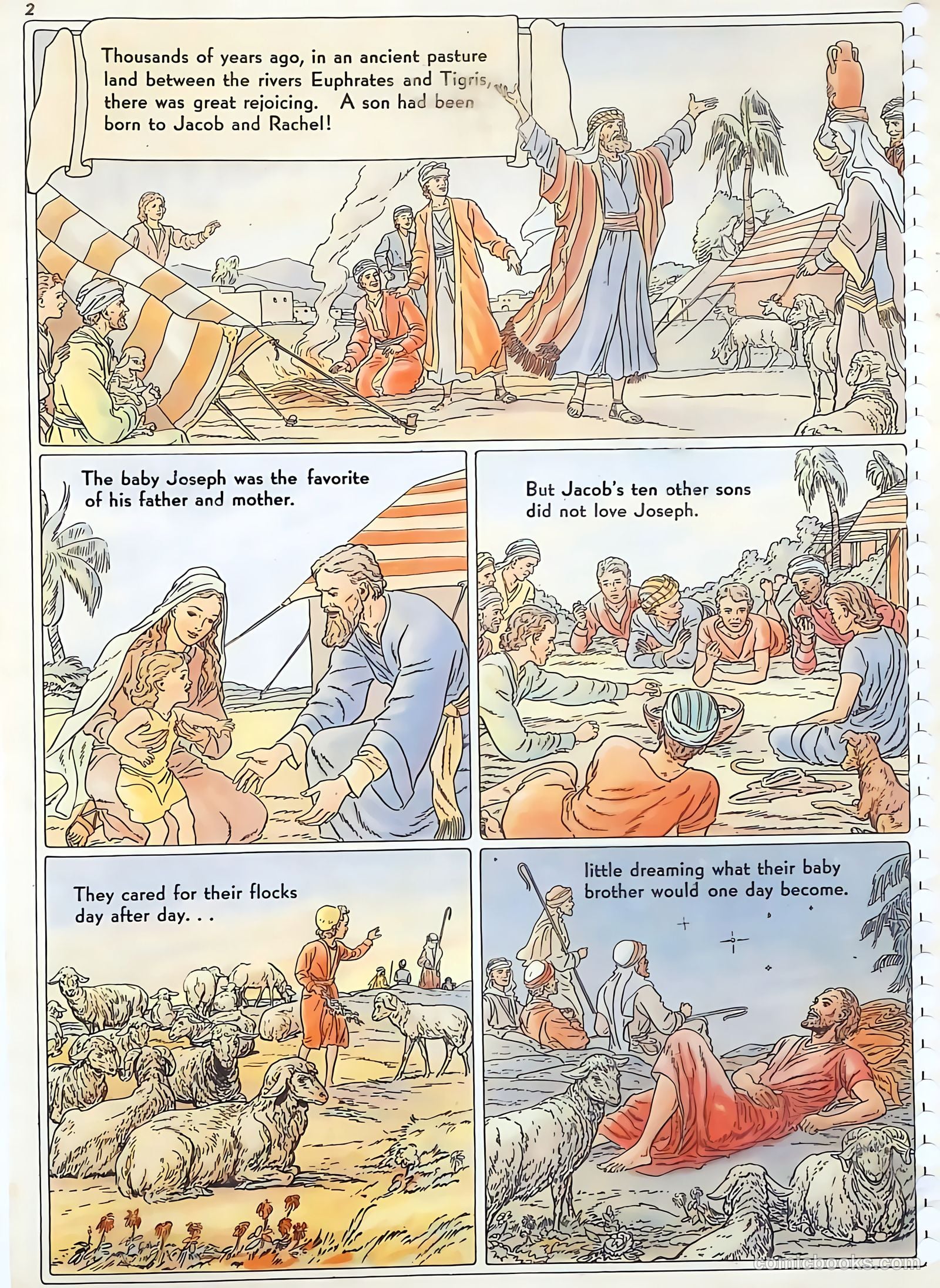 The Life of Joseph Visualized #1 (1946) — page 2 of 48