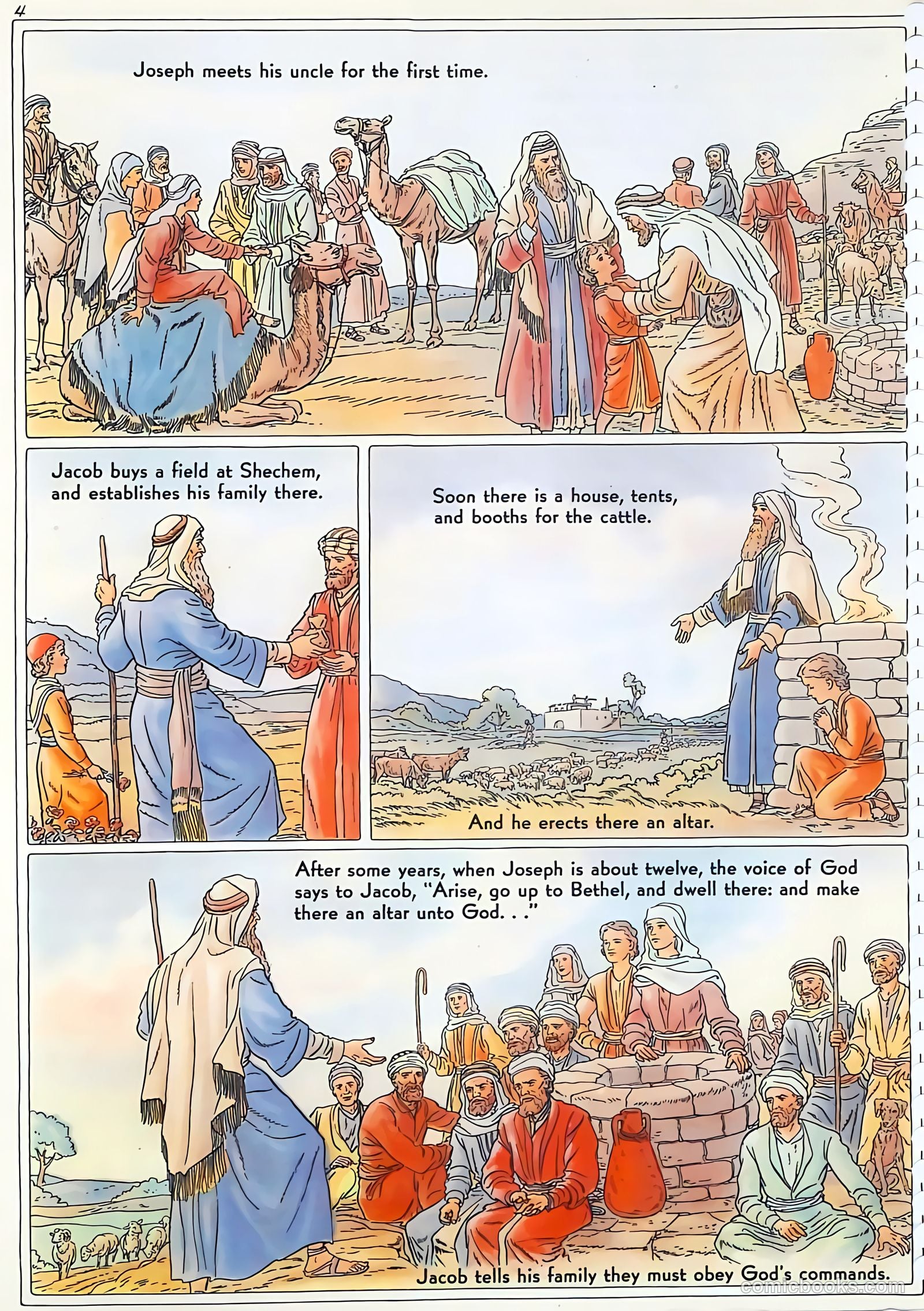 The Life of Joseph Visualized #1 (1946) — page 4 of 48