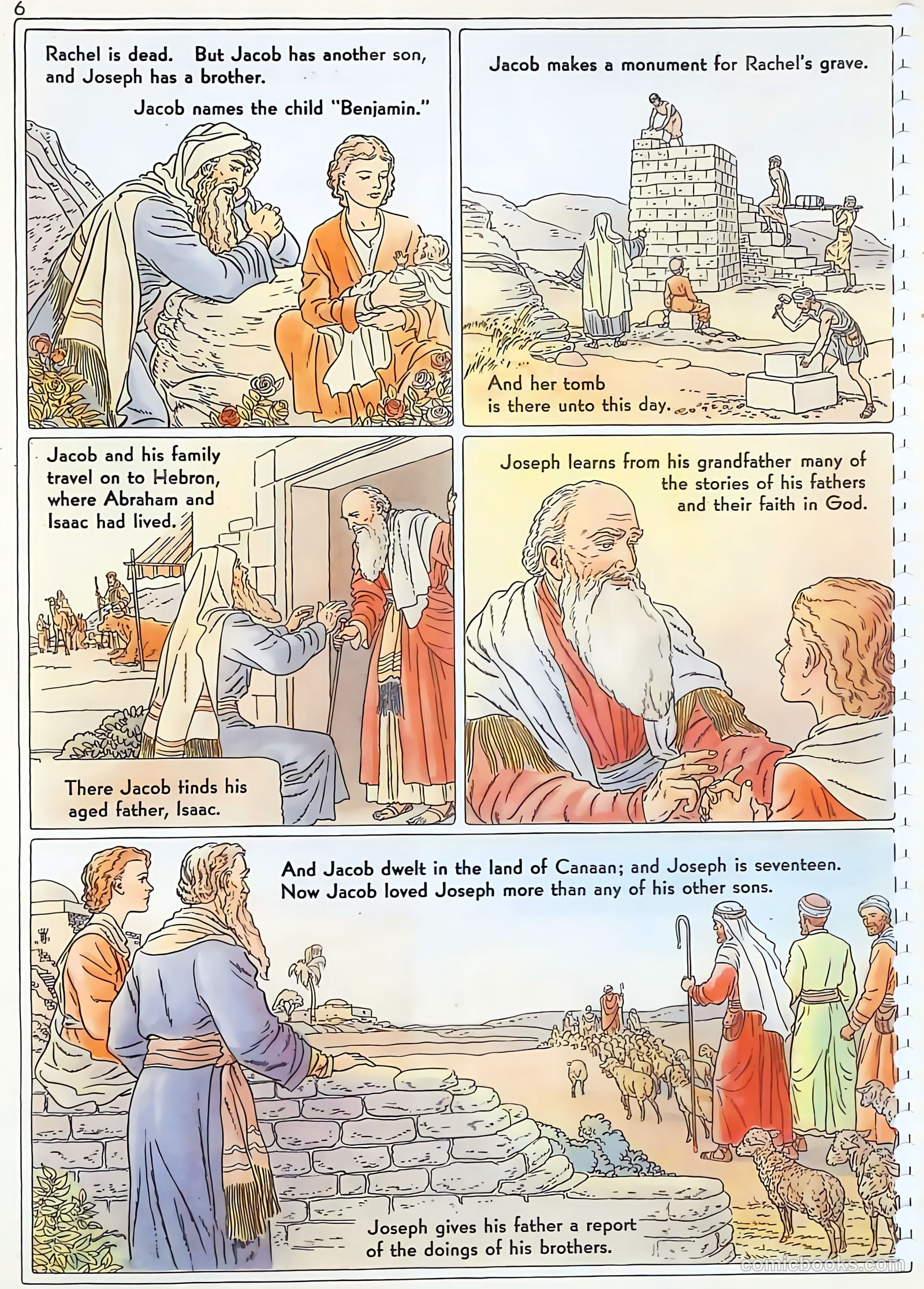 The Life of Joseph Visualized #1 (1946) — page 6 of 48