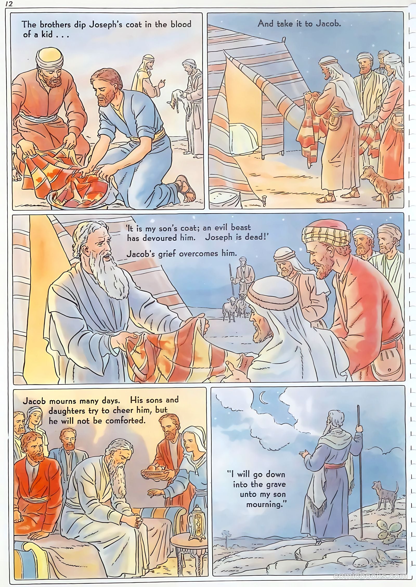 The Life of Joseph Visualized #1 (1946) — page 12 of 48