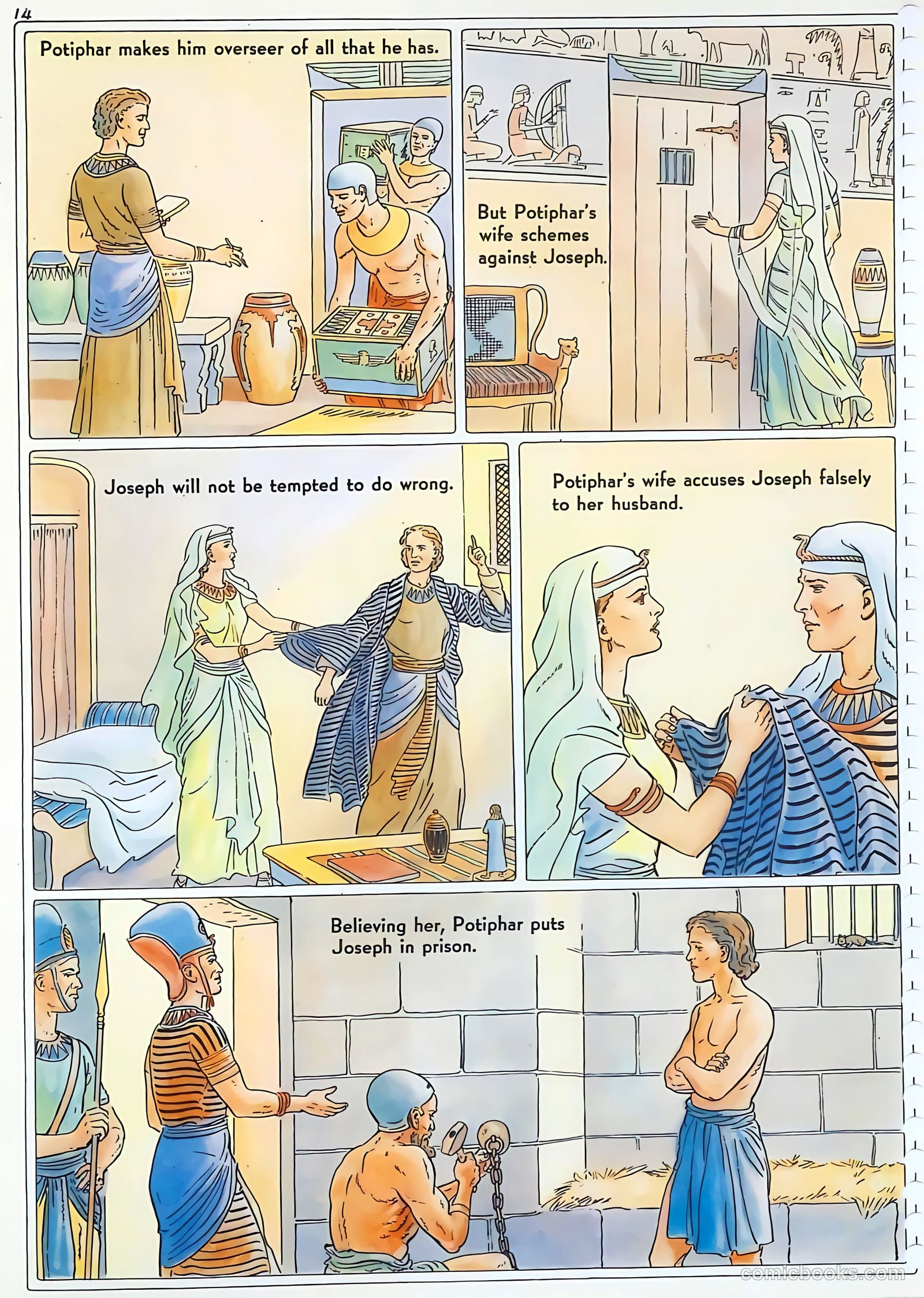 The Life of Joseph Visualized #1 (1946) — page 14 of 48