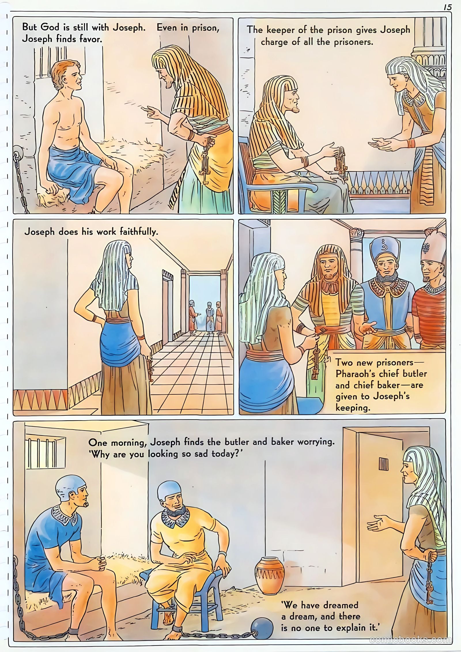 The Life of Joseph Visualized #1 (1946) — page 15 of 48