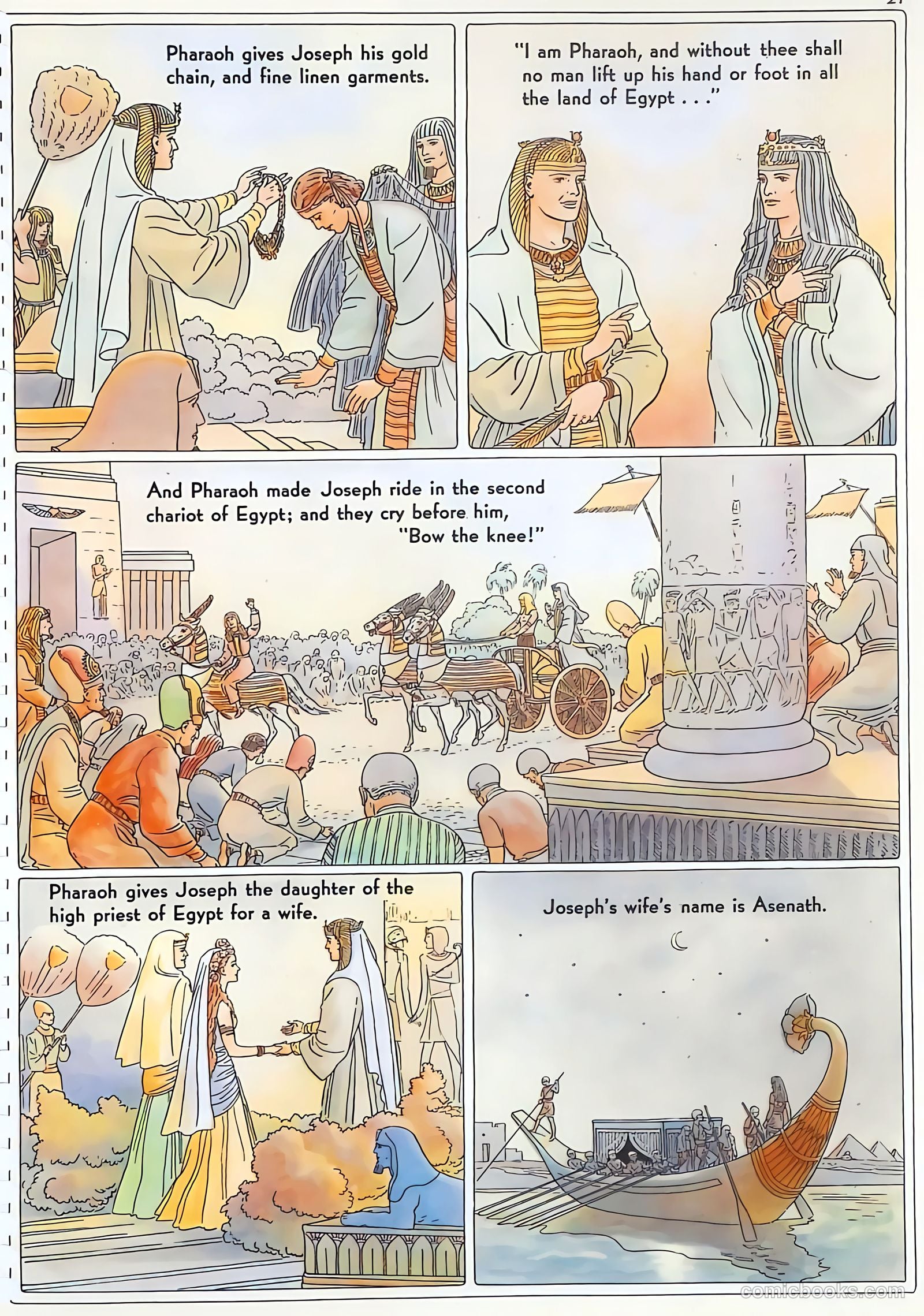 The Life of Joseph Visualized #1 (1946) — page 21 of 48