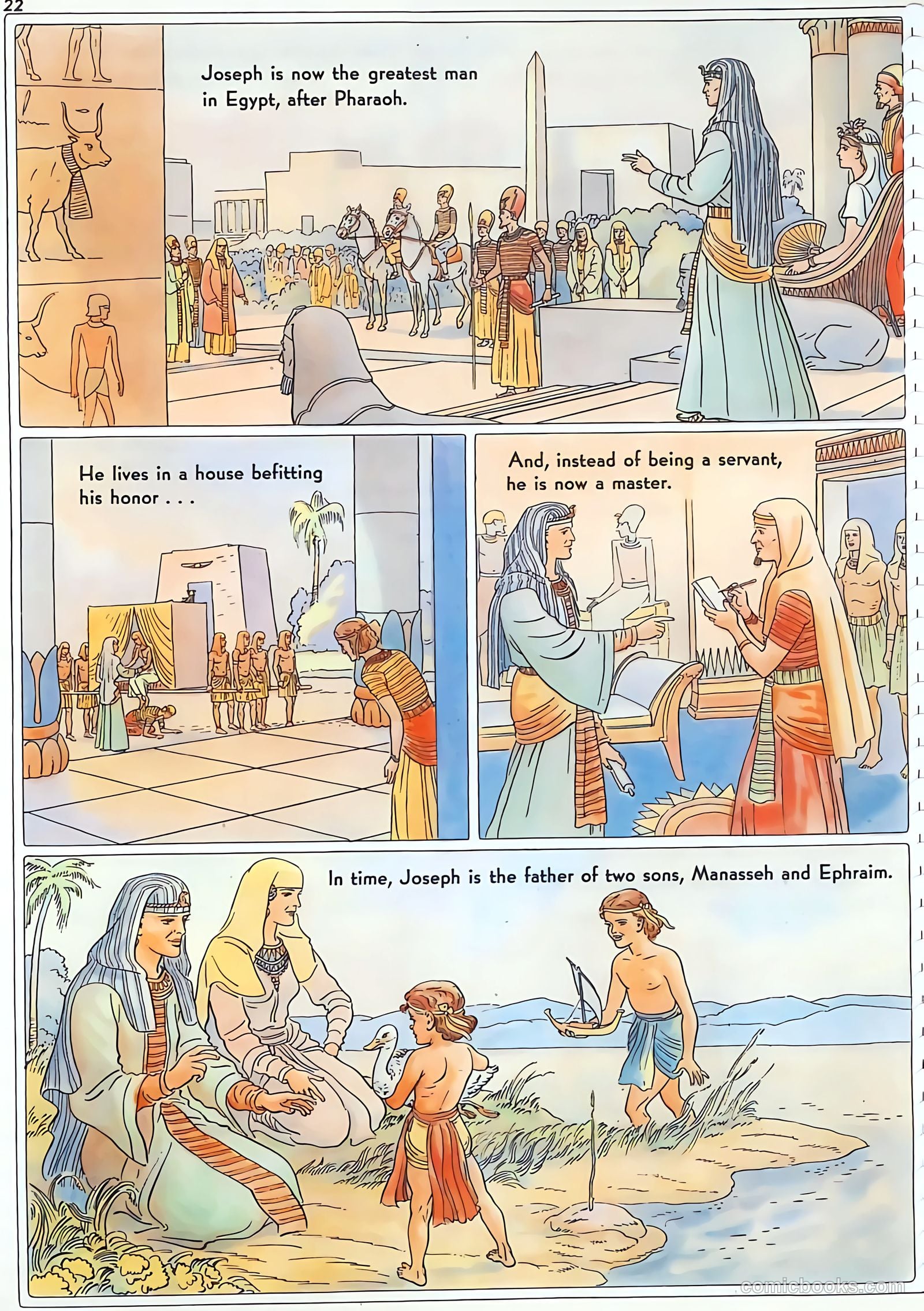 The Life of Joseph Visualized #1 (1946) — page 22 of 48