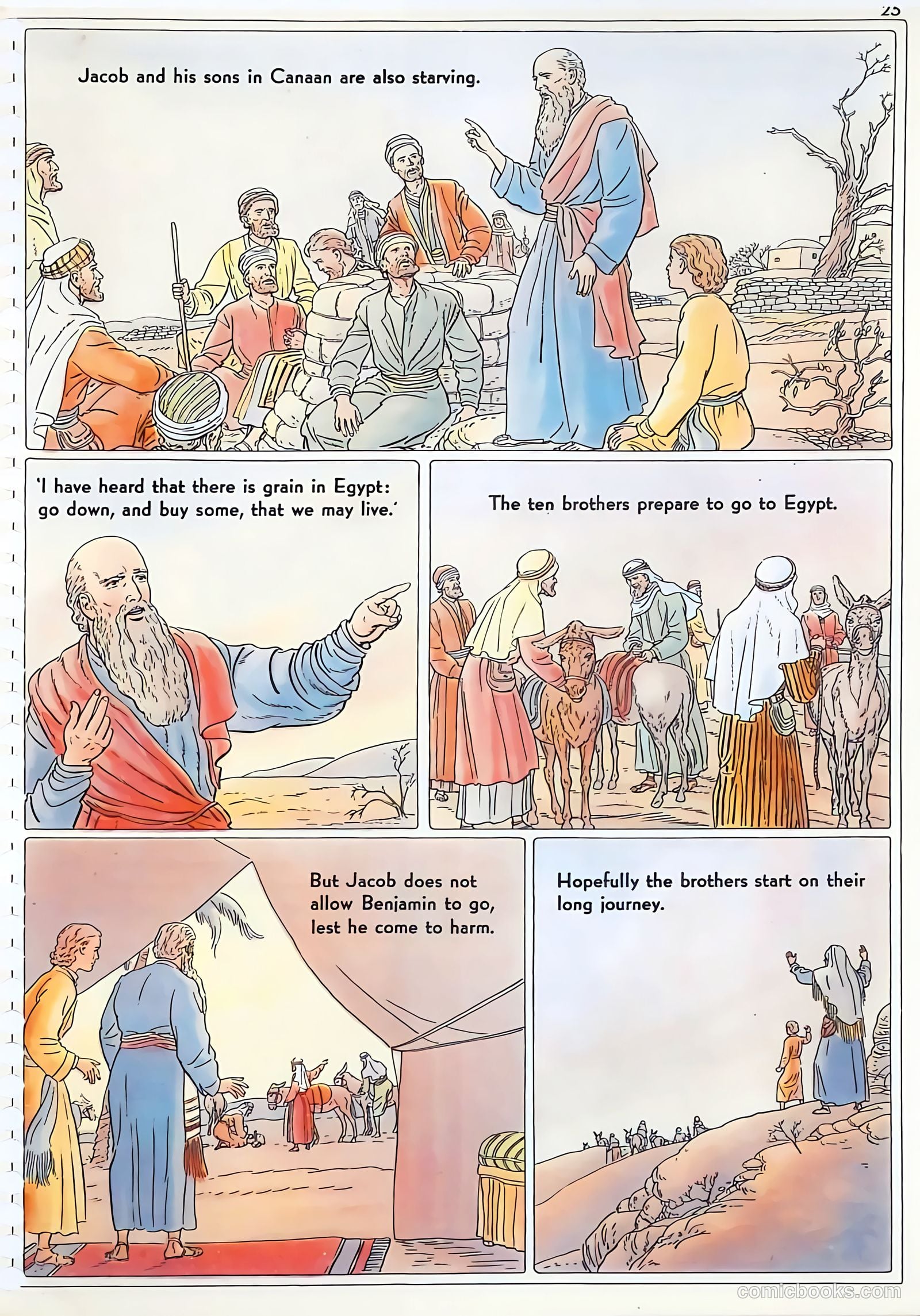 The Life of Joseph Visualized #1 (1946) — page 25 of 48