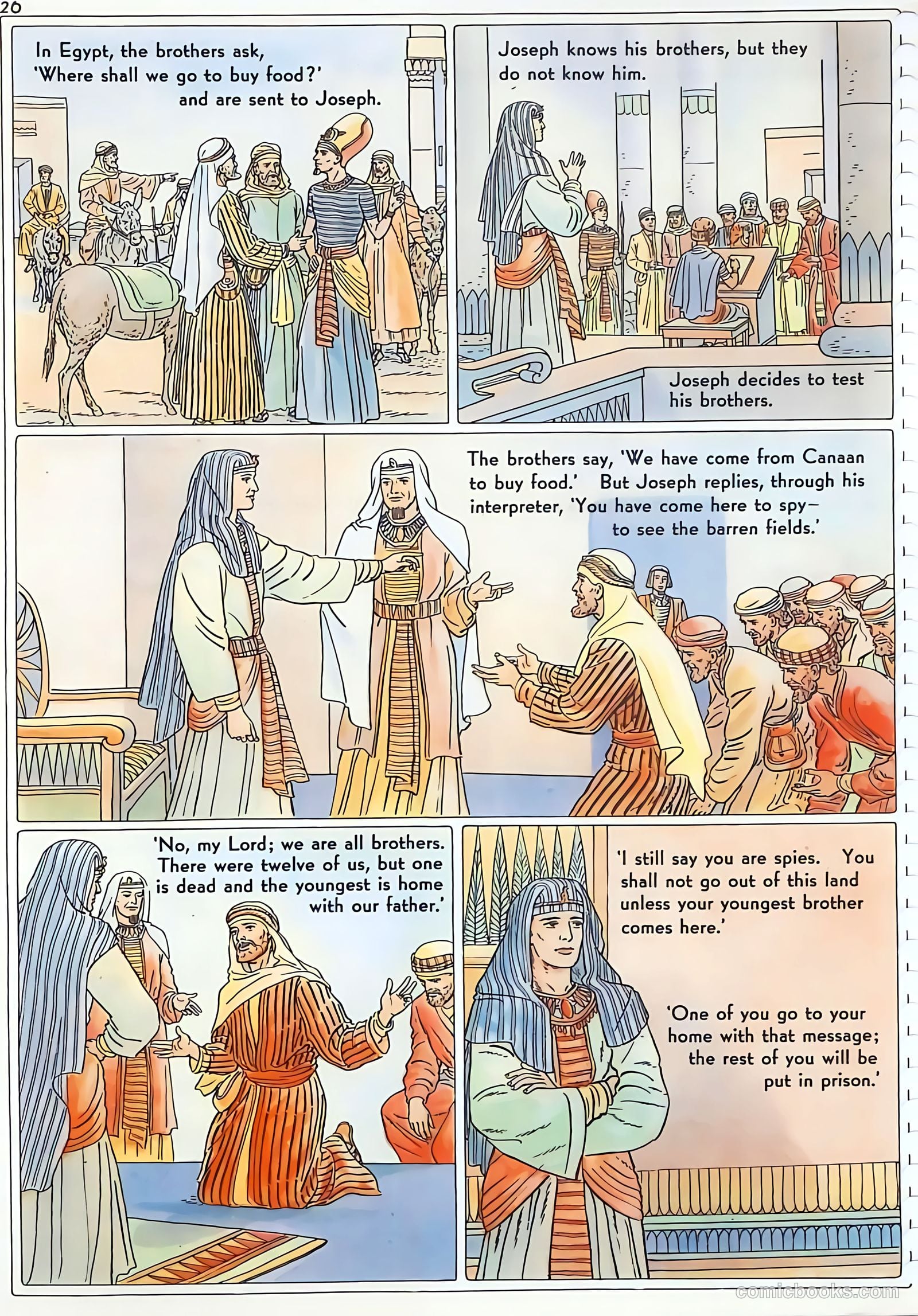 The Life of Joseph Visualized #1 (1946) — page 26 of 48