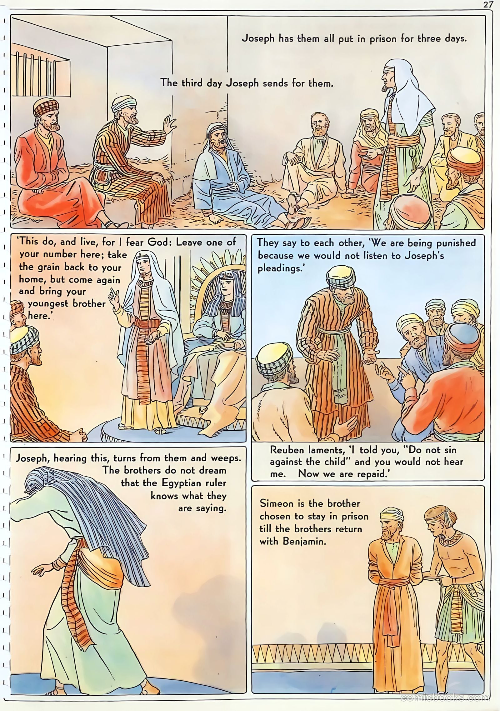 The Life of Joseph Visualized #1 (1946) — page 27 of 48