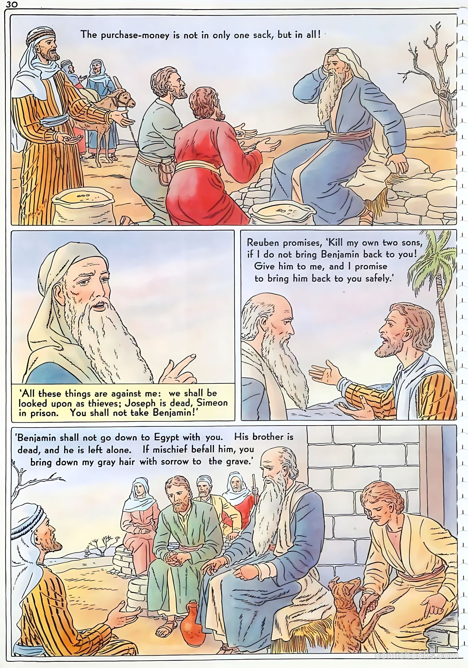 The Life of Joseph Visualized #1 (1946) — page 30 of 48